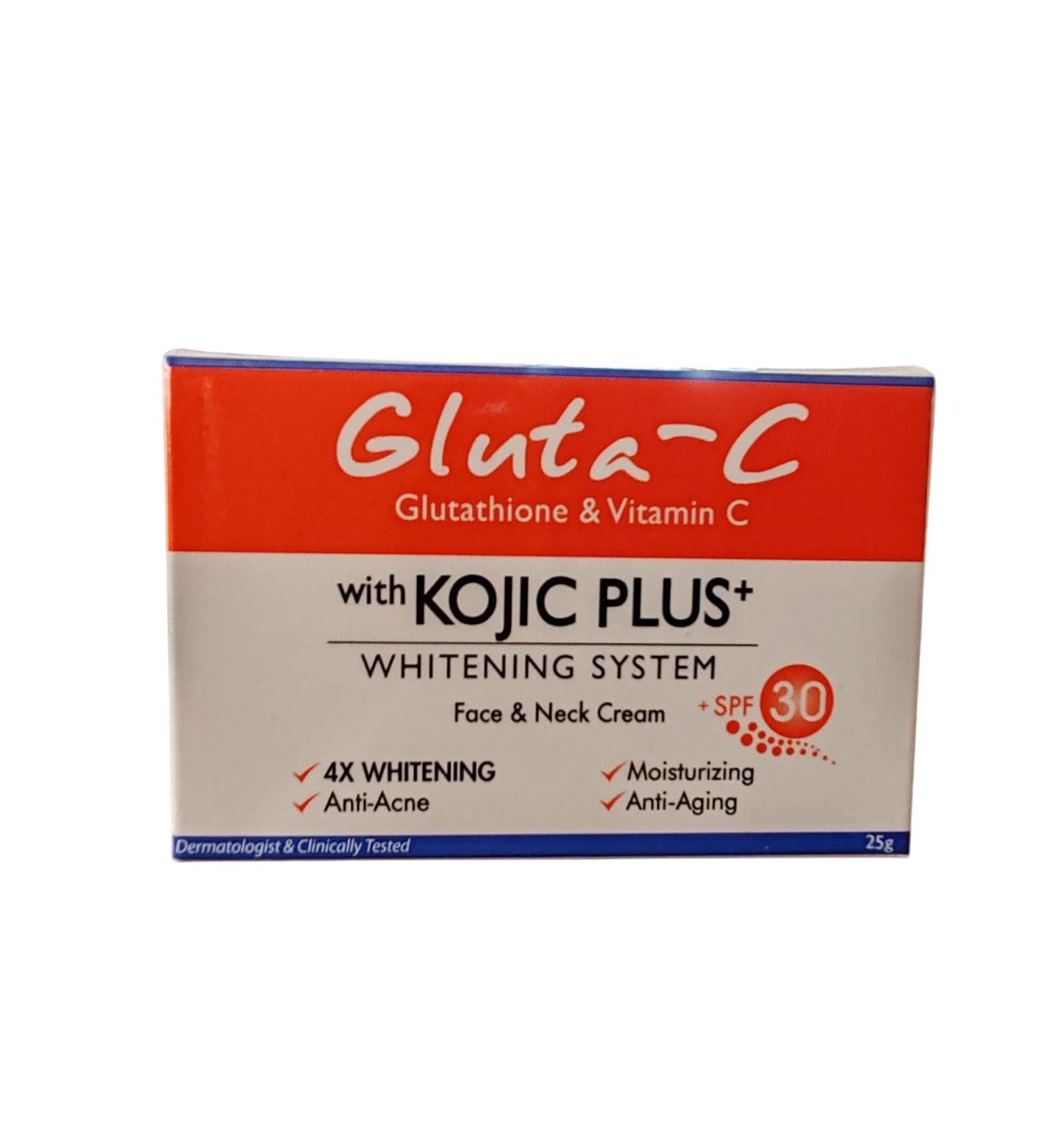 GLUTA C KOJIC CREME DE VISAGE SPF 30 - Buy Online on GoSupps.com