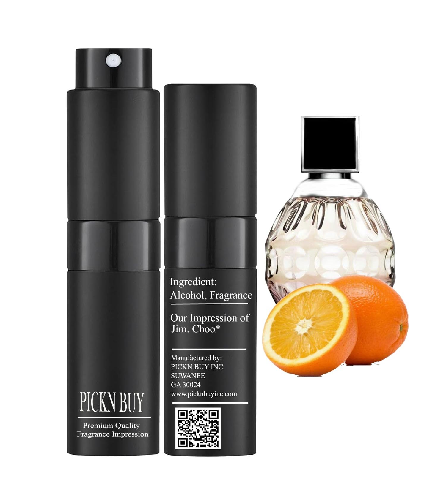 PICKN BUY Luxury Perfume for Women 0.34 Fl oz Scent Compatible to Choo Perfume Made in USA Long-Lasting Spray Comes in Refilable Bottle Jim* Choo Impressions 0.34 Fl Oz (Pack of 1) - Buy Online on GoSupps.com