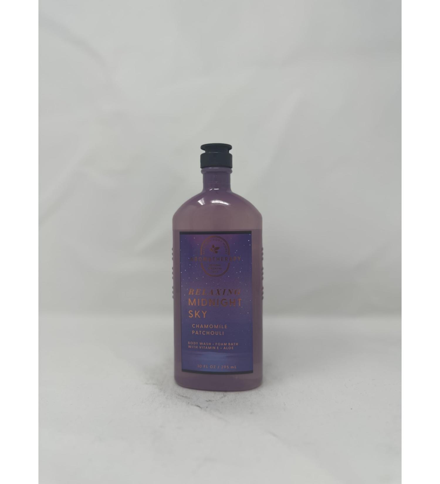 Midnight Sky: Chamomile Patchouli Body Wash + Foam Bath 10 fl oz/ 295 ml (vitamin E + Aloe) 2024