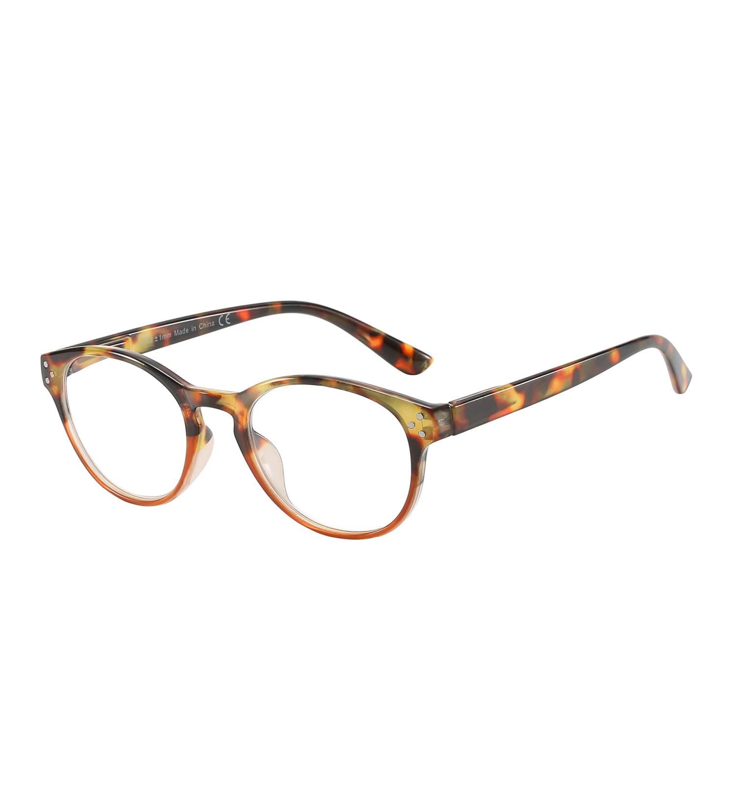 ZENOTTIC Lightweight Tortoiseshell Reading Glasses for Men & Women - Durable Stylish Design Elastic Temples - 1.25x Magnification - Buy Online on GoSupps.com