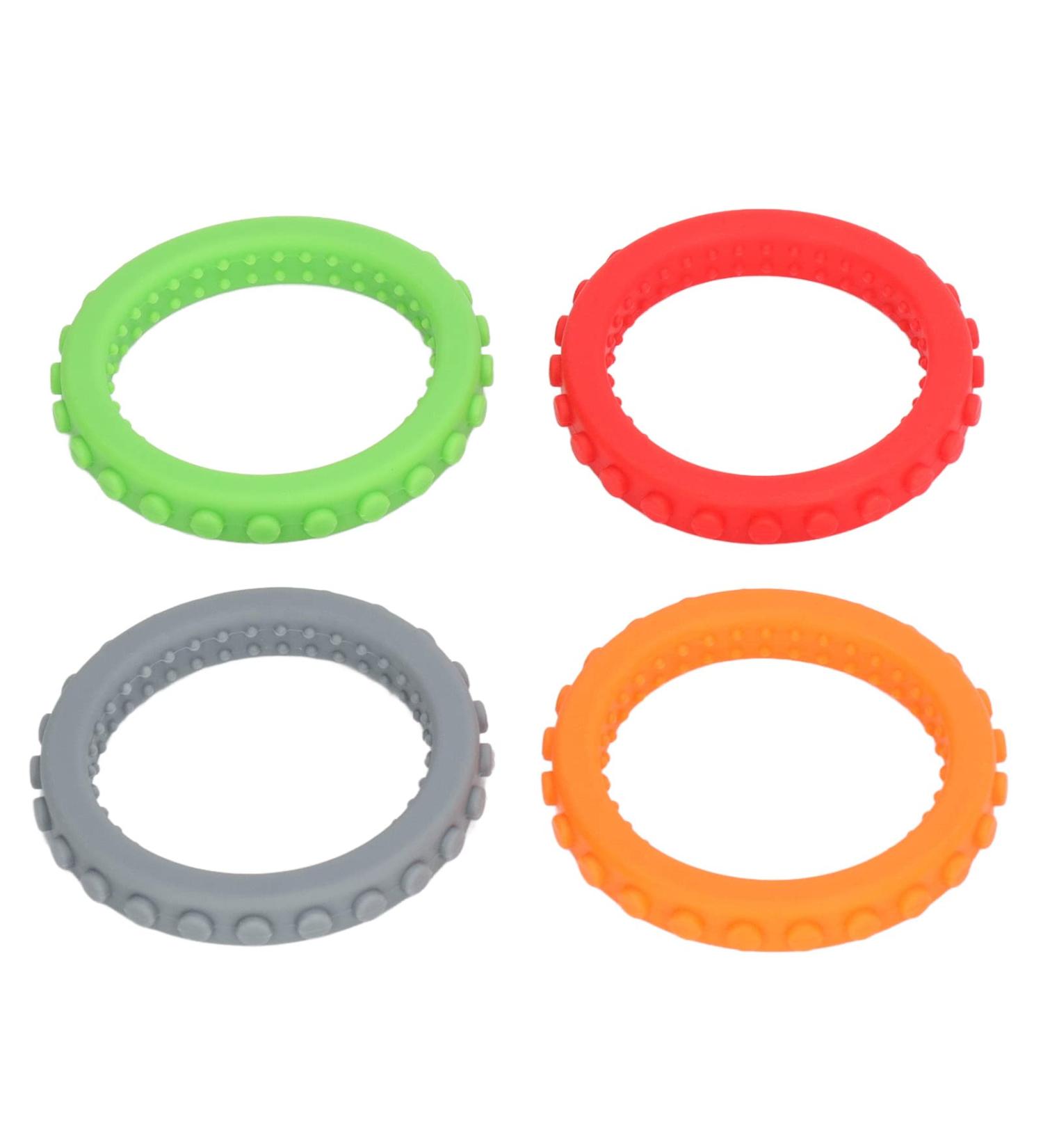 Buy Silicone Teething Ring for Babies - Safe Soft & Durable | International Shipping Available - Buy Online on GoSupps.com