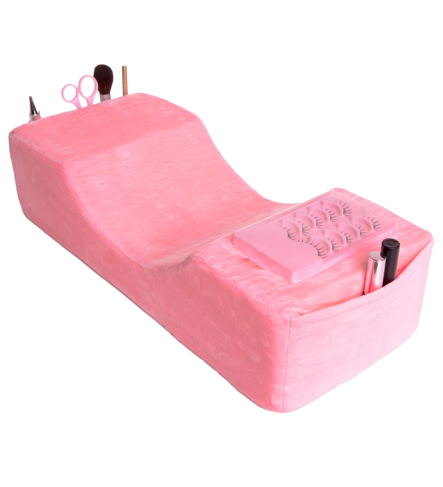 ZhangHome Eyelash Extension Pillow - Neck Support and Protection for Beauty Salons - Comfortable Memory U-Shaped Sponge Pillow (Pink) - Buy Online on GoSupps.com