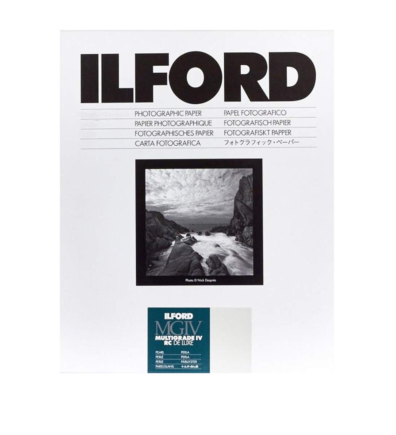 Ilford B&W Paper 8X10 Multigrade IV 100 Pack (Pearl) 1 Pack