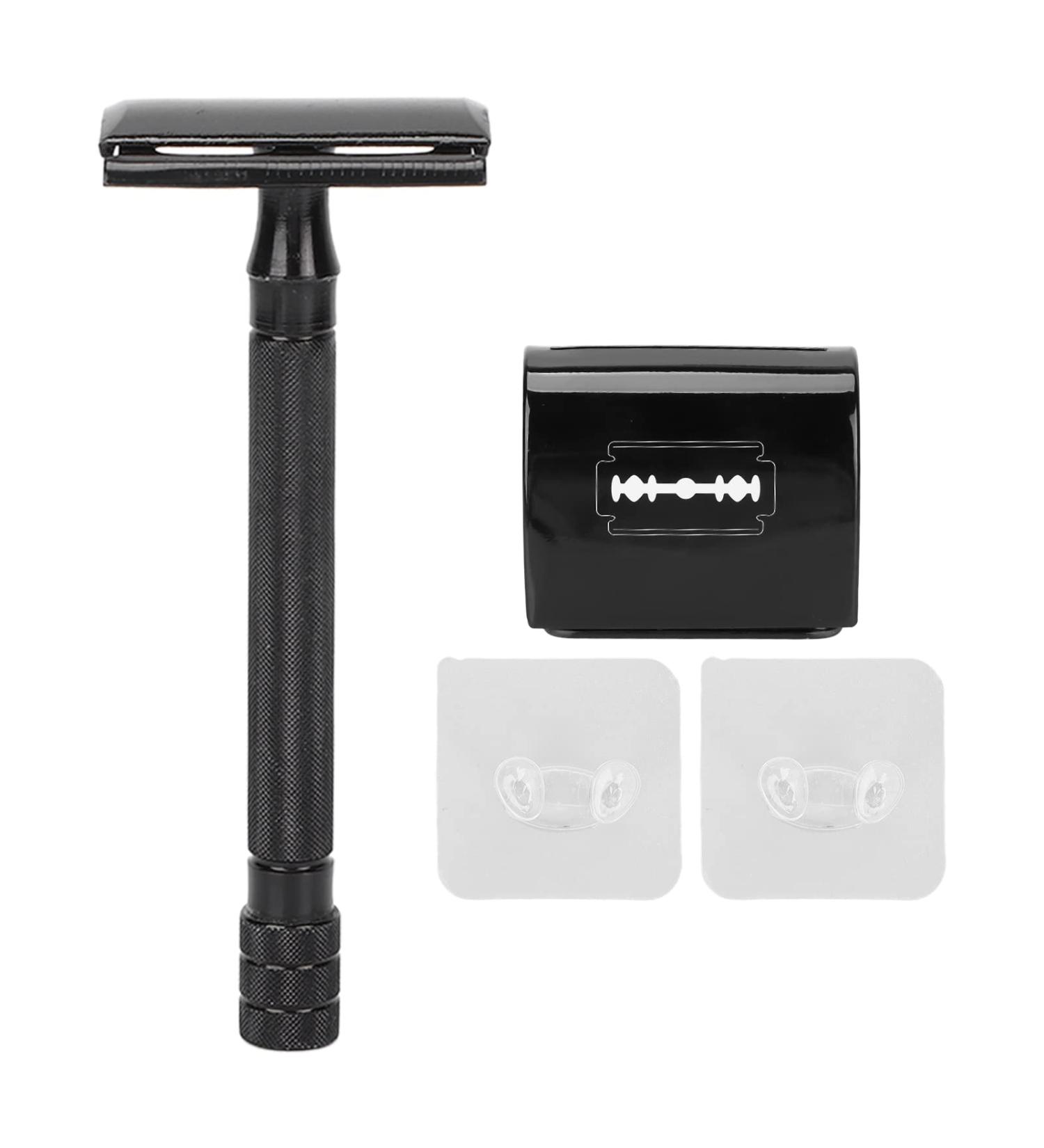 Buy Long Handle Double Edge Security Razor - Metal Manual Safety Razor for Men | International Shipping Available - Buy Online on GoSupps.com