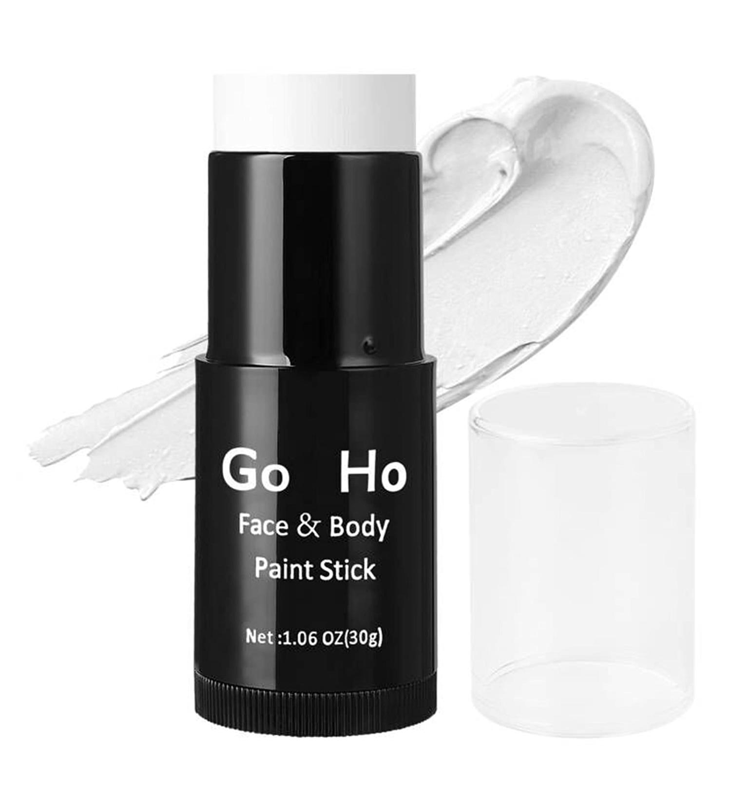 Mysense White Face Body Paint Stick (1.06 Oz) Cream-blendable Clown White Makeup Stick for Adults Children Halloween Cosplay Joker Zombie Vampire Skeleton SFX Makeup - Buy Online on GoSupps.com