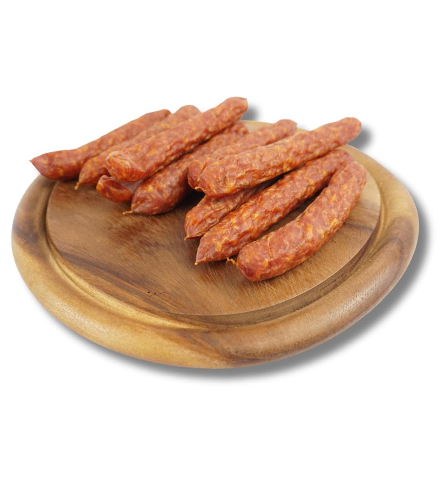 Metzgerei B hler 220 g pepperoni from the Landmetzgergerij B hler from 100 German meat perfect as a snack or for in between spicy pepper flavor salami art premium quality from Germany - Buy Online on GoSupps.com