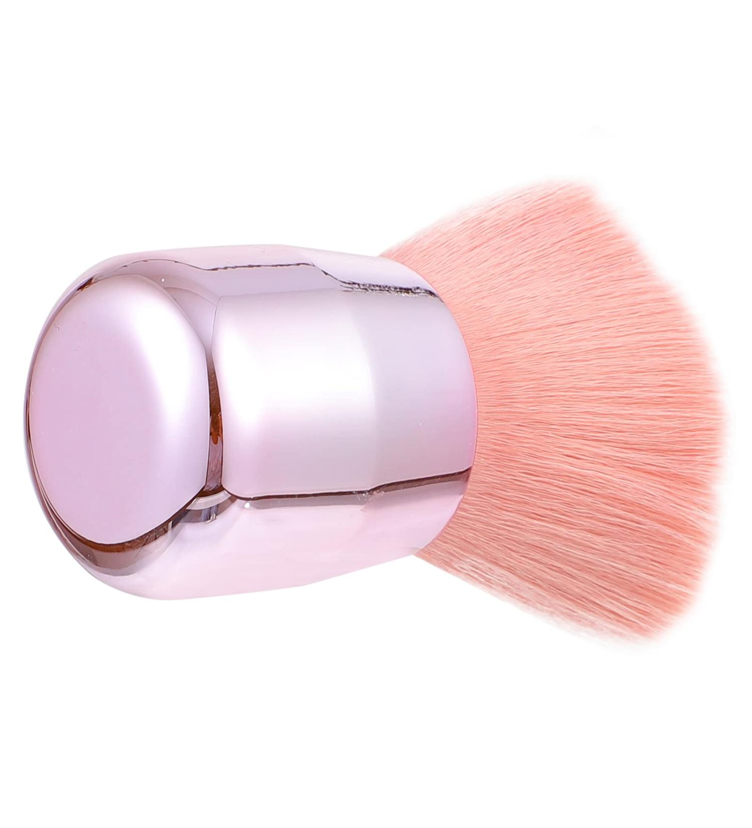 NOLITOY Mushroom Head Makeup Brush - Portable Multi-Purpose Pink Powder & Blending Brush for Women | Ideal Cosmetic Tool for Flawless Makeup Application - Buy Online on GoSupps.com