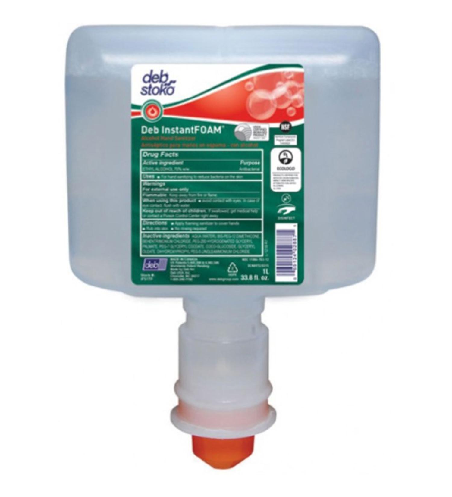 DEB 1 Liter Refill Clear InstantFOAM Scented Hand Sanitizer