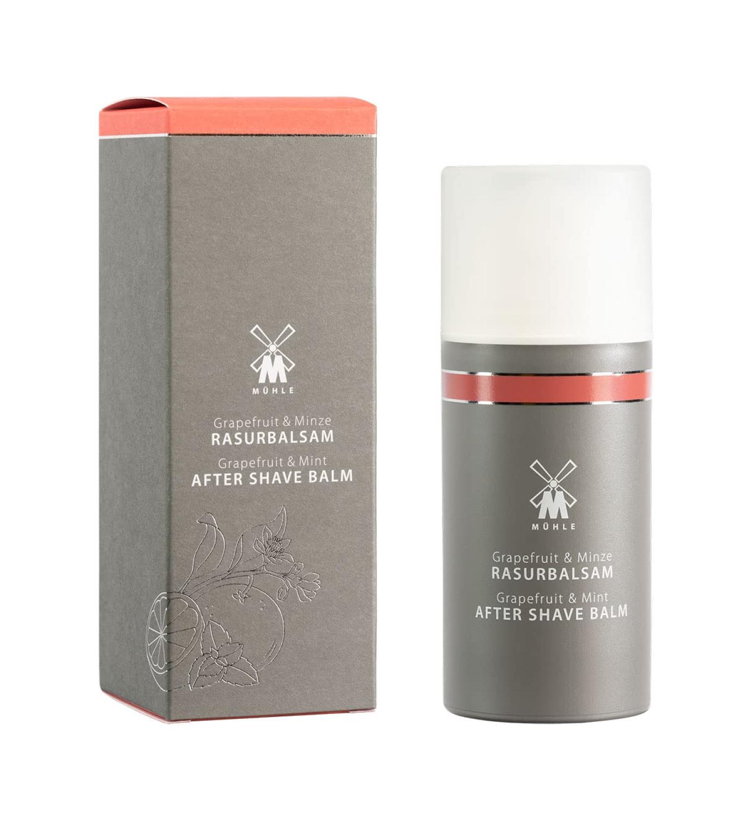 M HLE After Shave Balm Shaving balm with grapefruit & mint for all skin types fruity & invigorating 100 ml