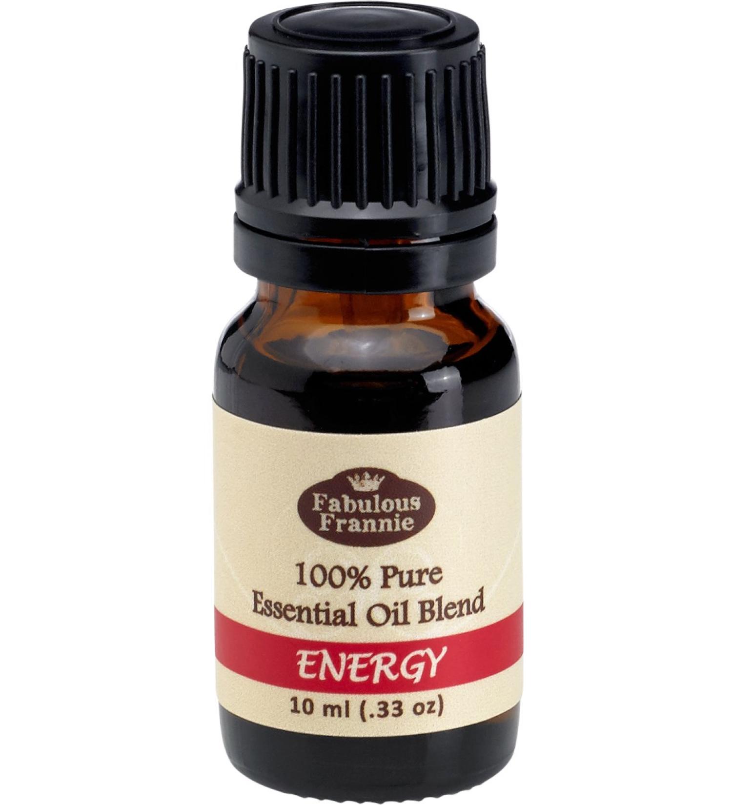 Fabulous Frannie Energy Pure Essential Oil Blend Made with Bergamot and Rosemary Essential Oils 10ml