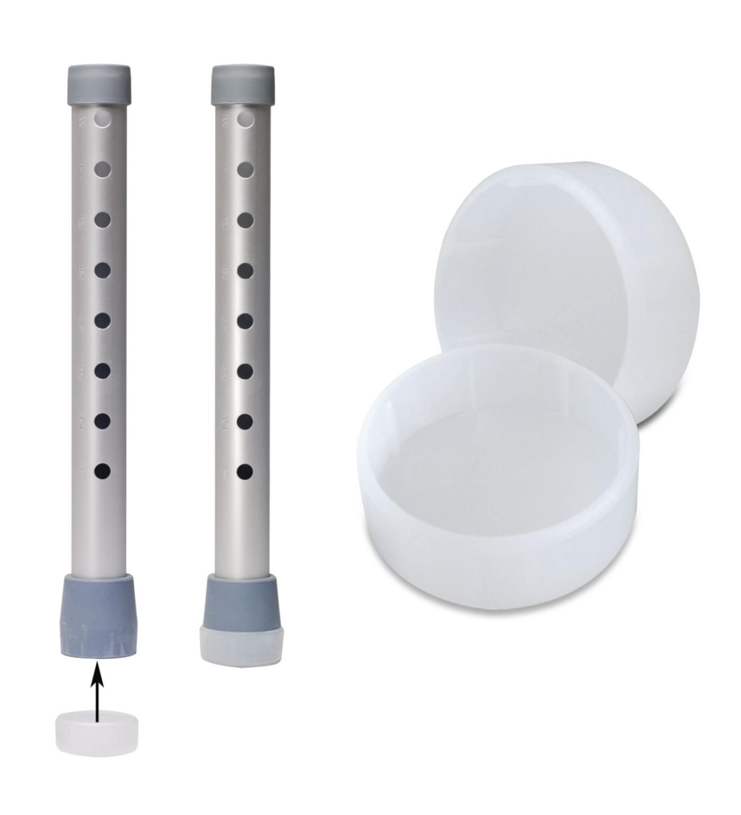 Days 44370 Walker Glide Caps - Package of 4, Shape,, (Pack of 4)