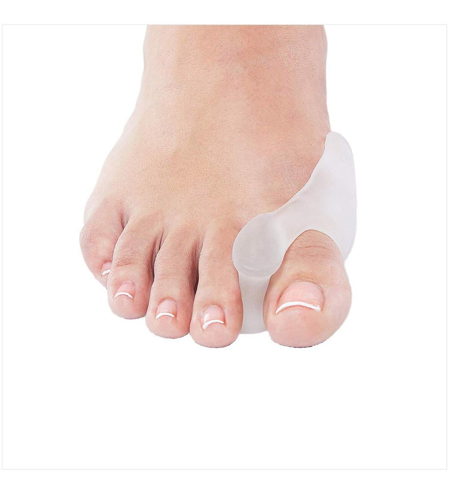 NatraCure Gel Big Toe Bunion Guards & Toe Spreaders - Pain Relief for Crooked Toes, Pressure, Hallux Bunions - 6 Count - Buy Online on GoSupps.com