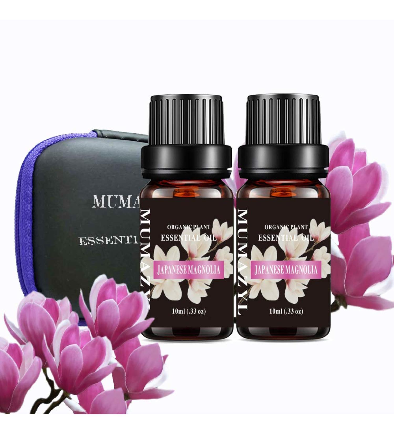 Magnolia Essential Oil 100% Pure Organic | Therapeutic Grade Natural Flower Oil for Diffuser, Aromatherapy, Home Spa | 2 Pack 10ml - Buy Online on GoSupps.com