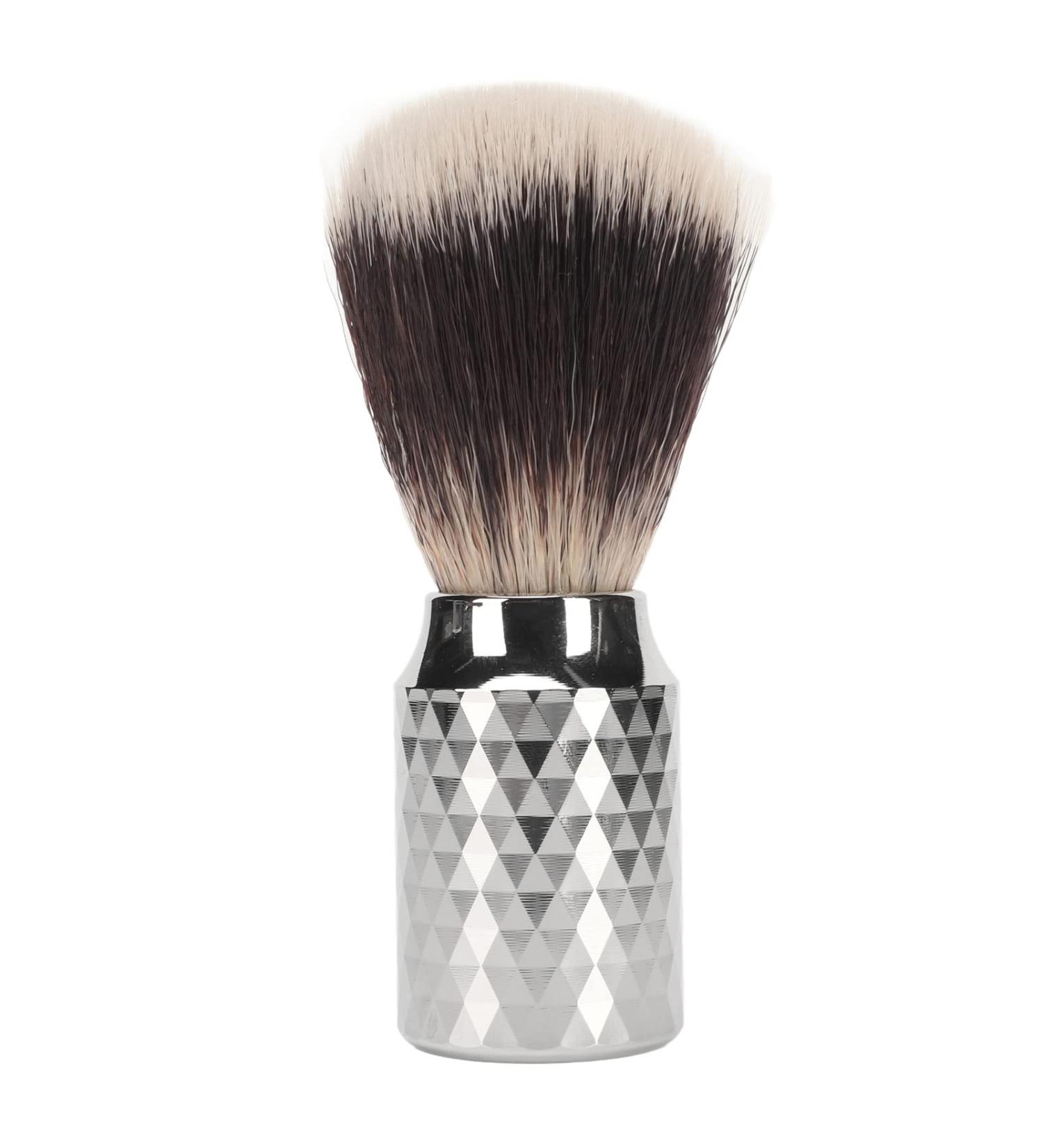 Professional Synthetic Shaving Brush | Durable Nylon Foam & Alloy Handle | Ideal for Salon & Home Use - Buy Online on GoSupps.com