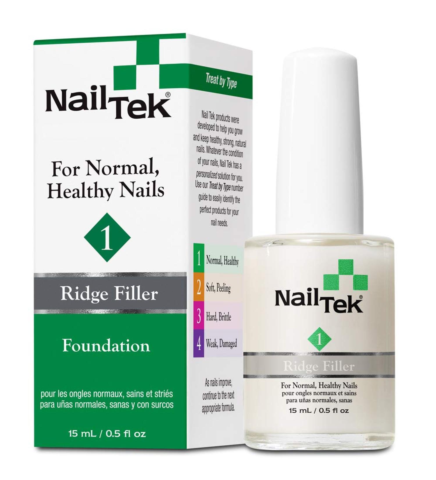 Nail Tek Ridge Filler Foundation - Unisex Nail Treatment 0.5 oz - Buy Online on GoSupps.com