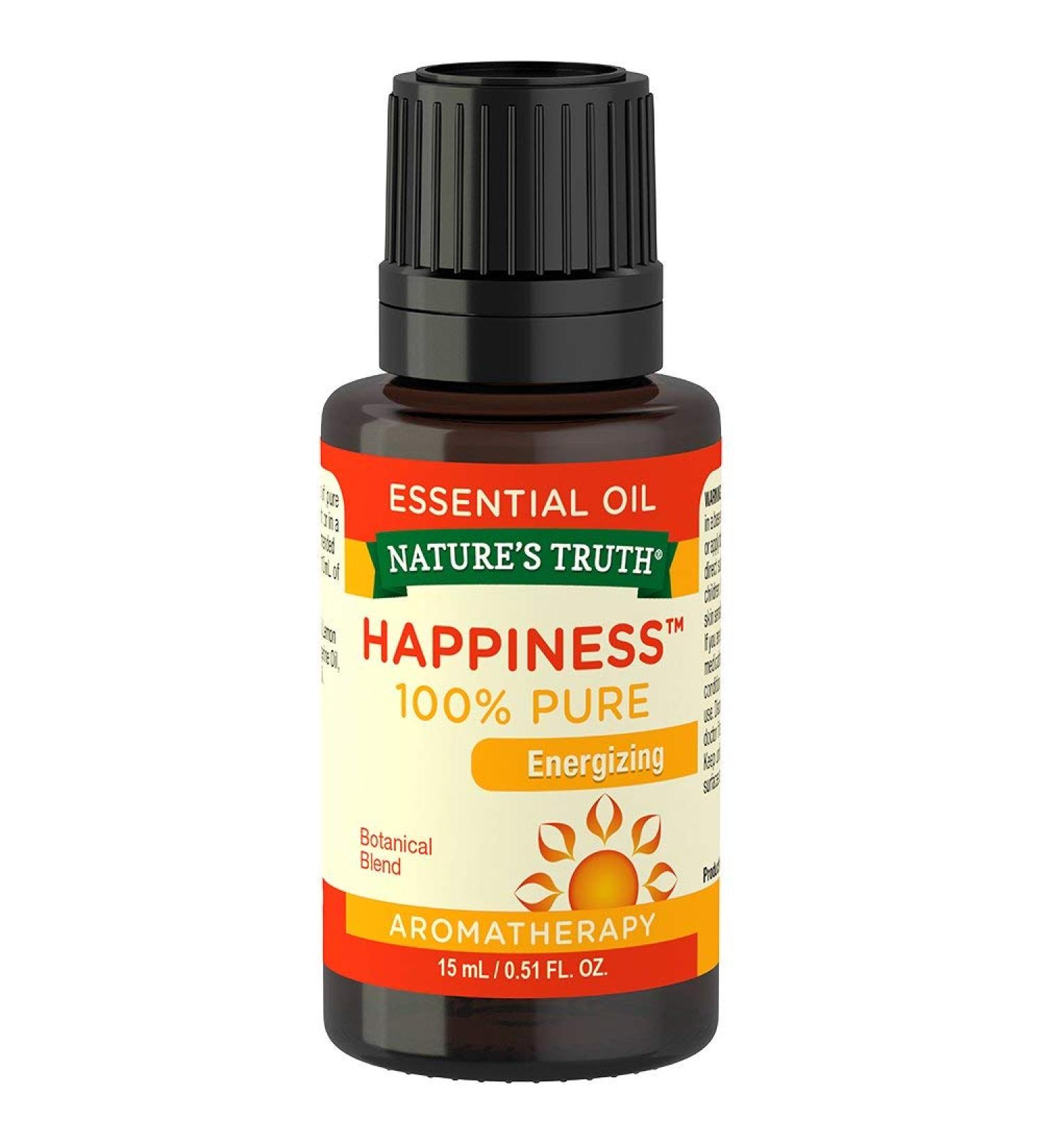Nature's Truth Essential Oil Happiness 0.51 Fluid Ounce (3 Pack) - Buy Online on GoSupps.com