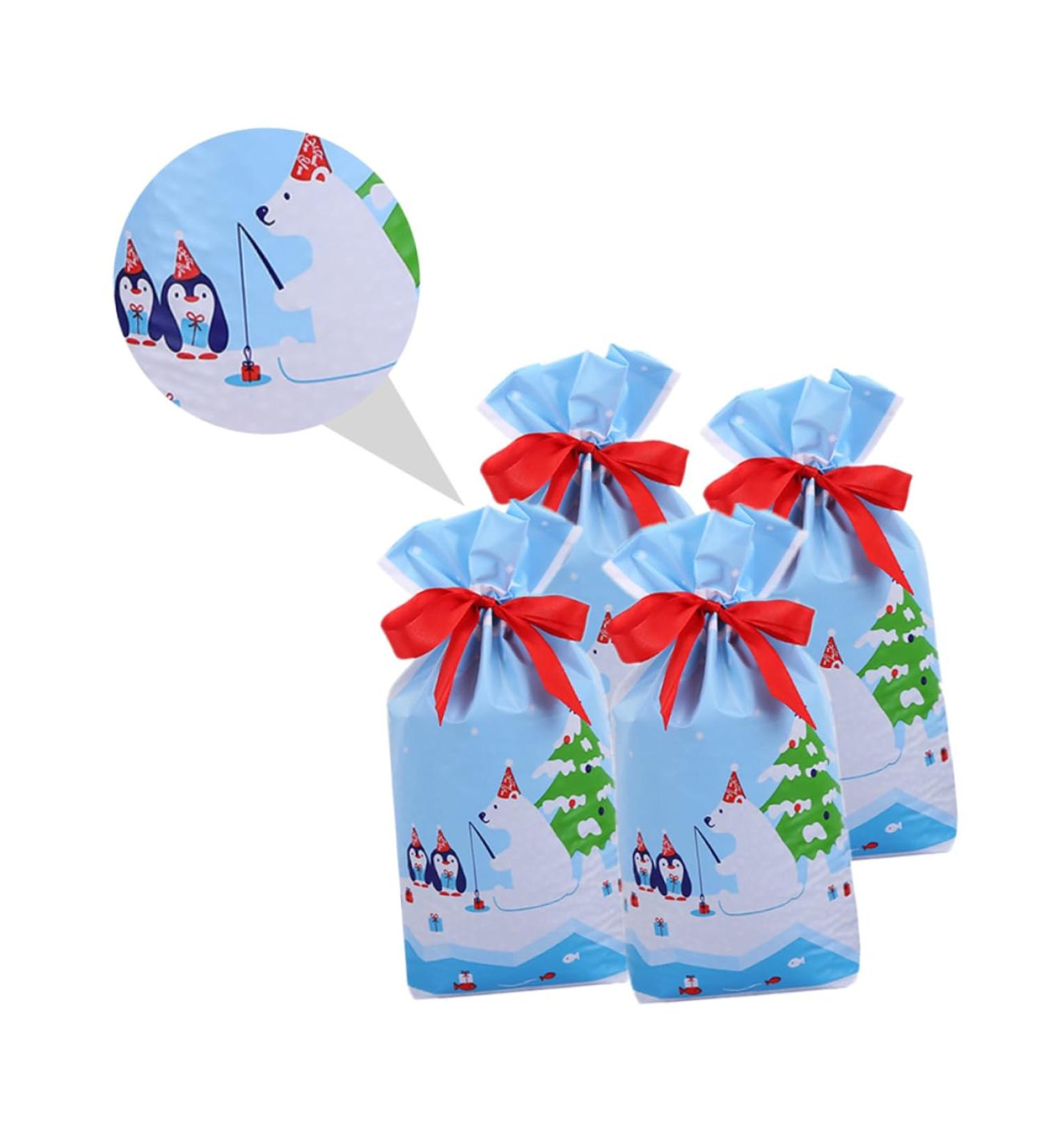 Healeved 50 Pcs Christmas Candy Wrappers Handbags Biscuit Bag Candy Handbag Christmas Bag Child - Buy Online on GoSupps.com