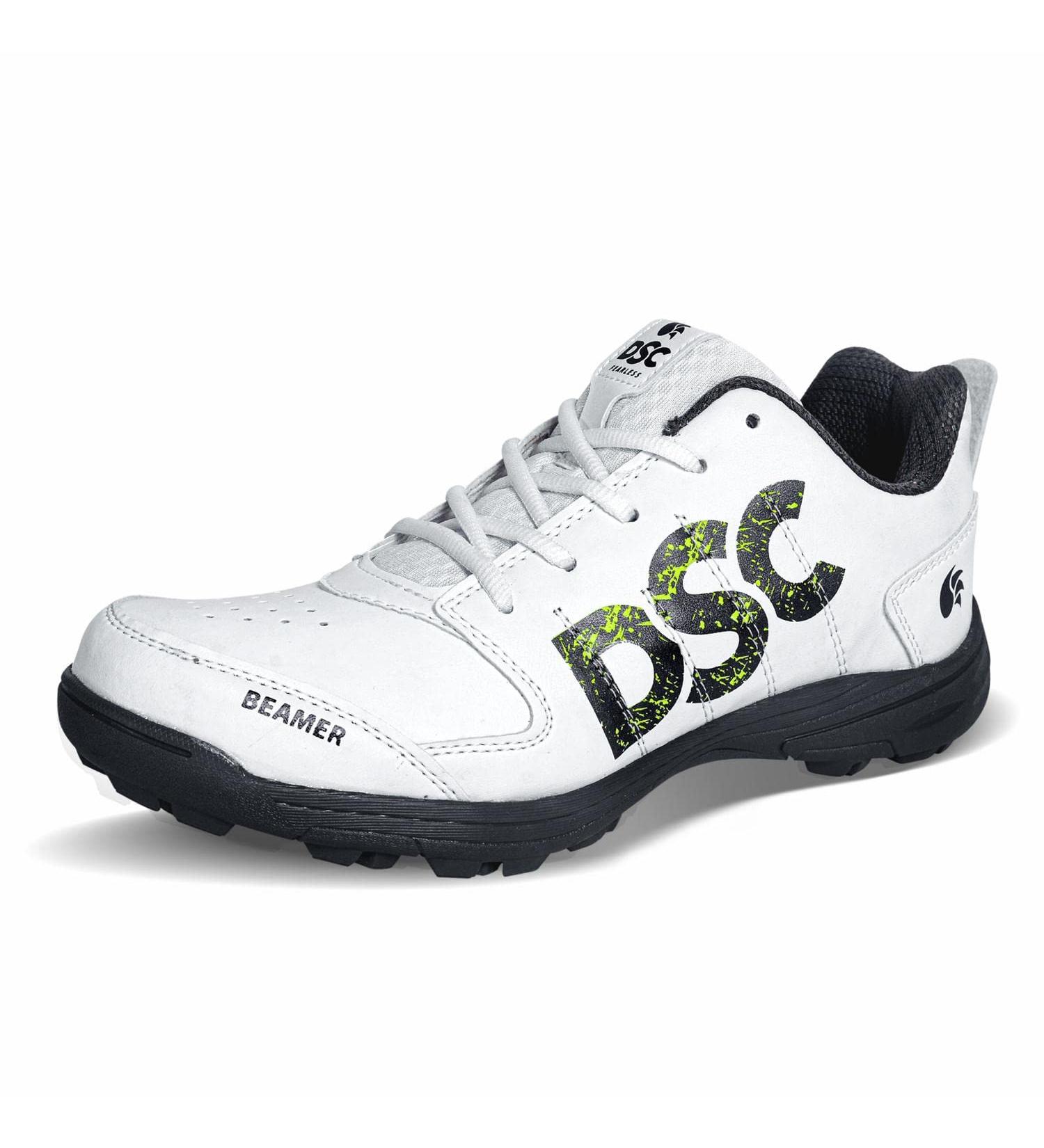 DSC Beamer Cricket Shoes - Lightweight & Durable for Boys & Men | Black | Size 8 UK 9 US 42 EU - Buy Internationally - Buy Online on GoSupps.com