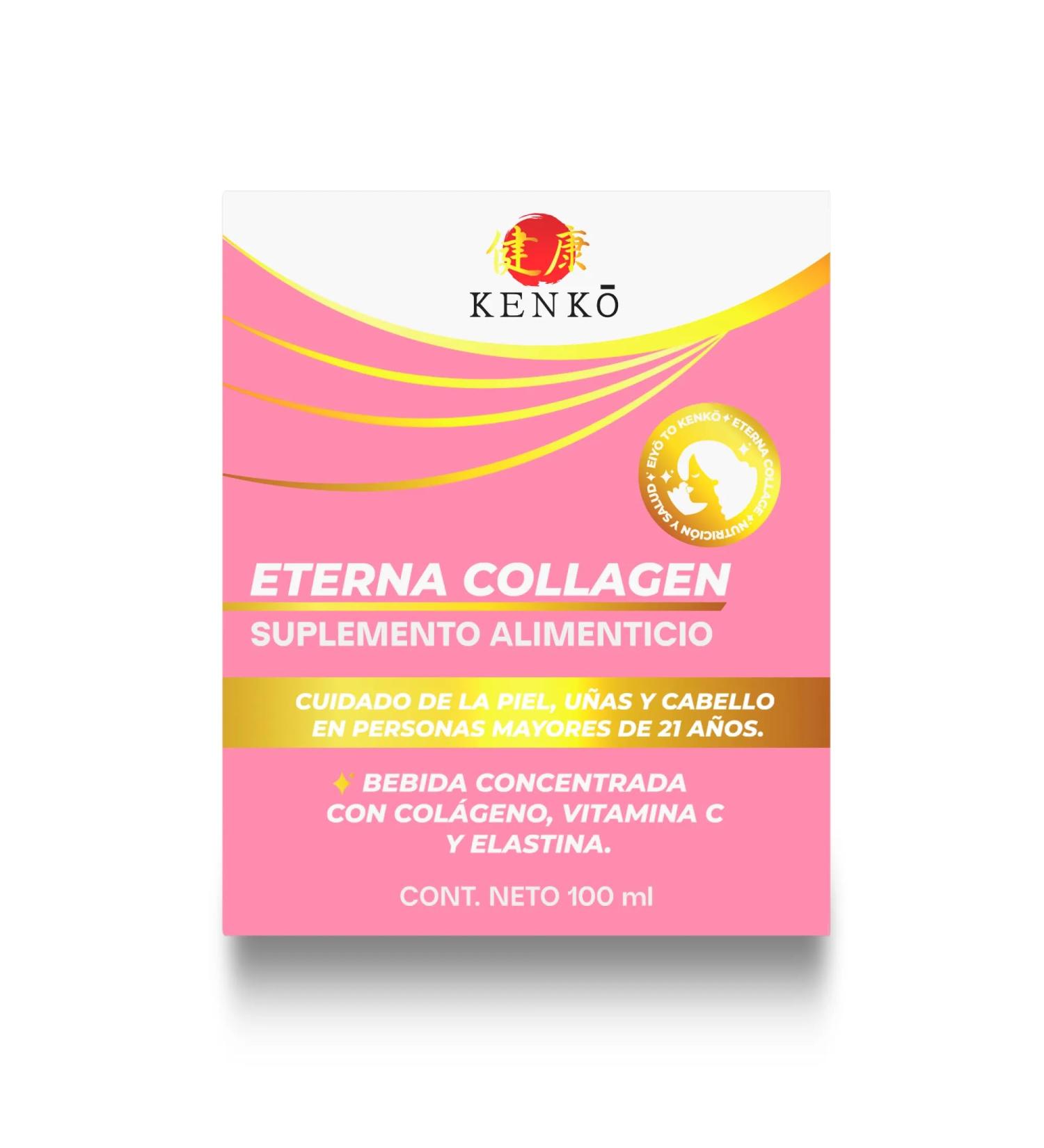 EIY TO KENK | Eterna Collagen | Food Supplement | Box of 100 ml - Buy Online on GoSupps.com