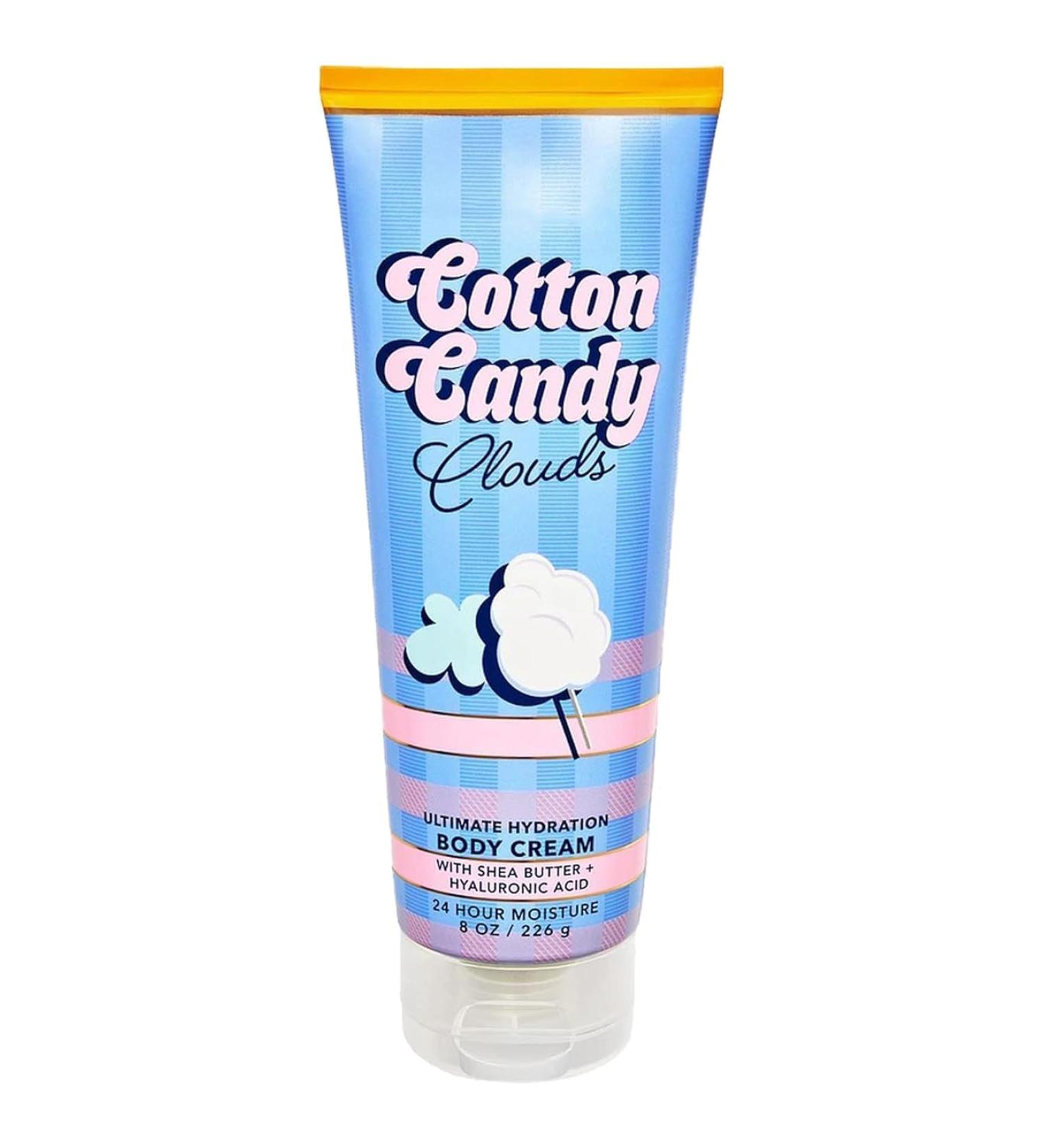 Bath & Body Works Ultimate Hydration Body Cream For Women 8 Fl Oz (8 Fl Oz (Pack of 1) Cotton Candy)
