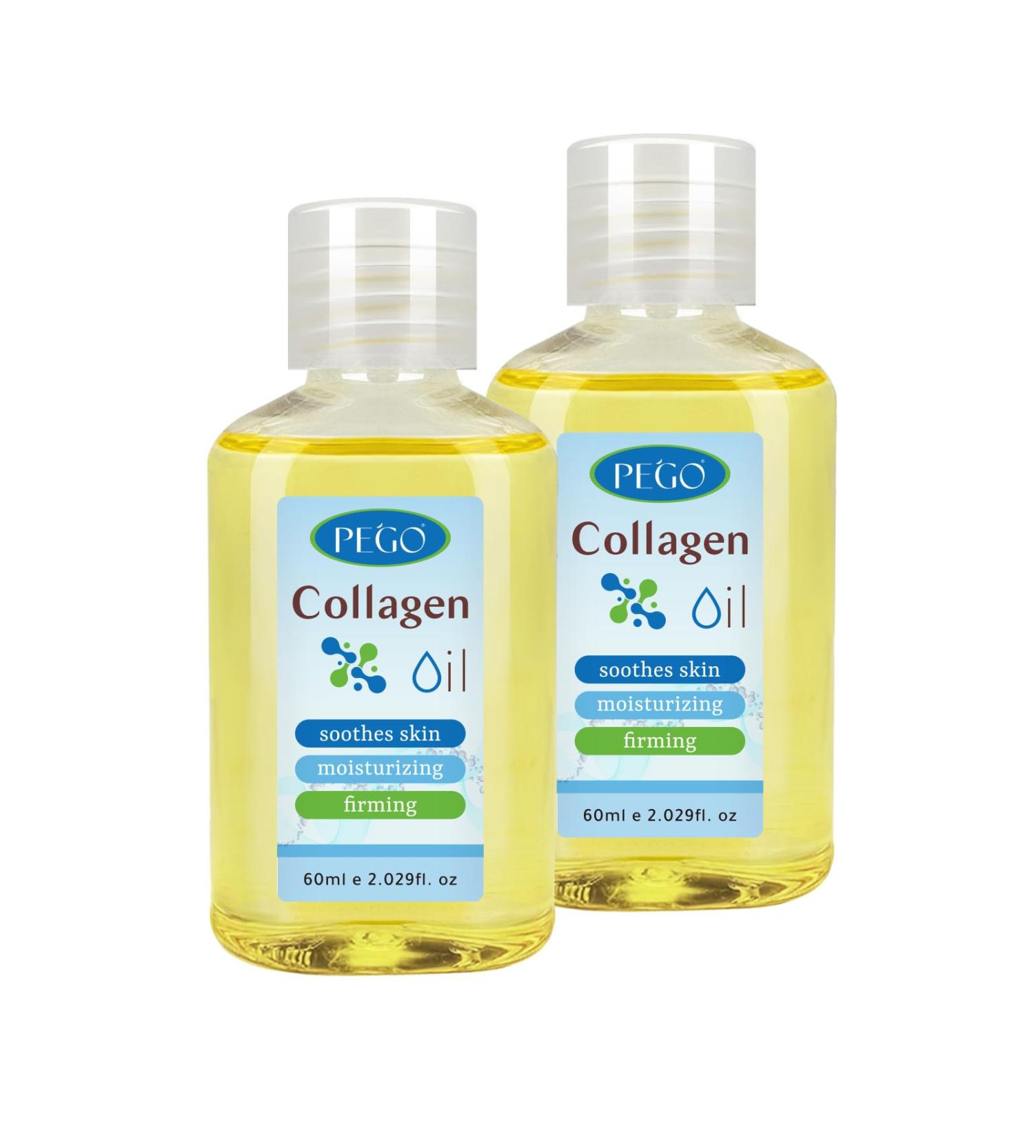 Collagen Body Oil Firming & Lifting Massage Oil Hydrating Moisturizing Oil Anti-Aging & Anti-Wrinkle Skincare (2Pack) 2.03 Fl Oz (Pack of 2) - Buy Online on GoSupps.com
