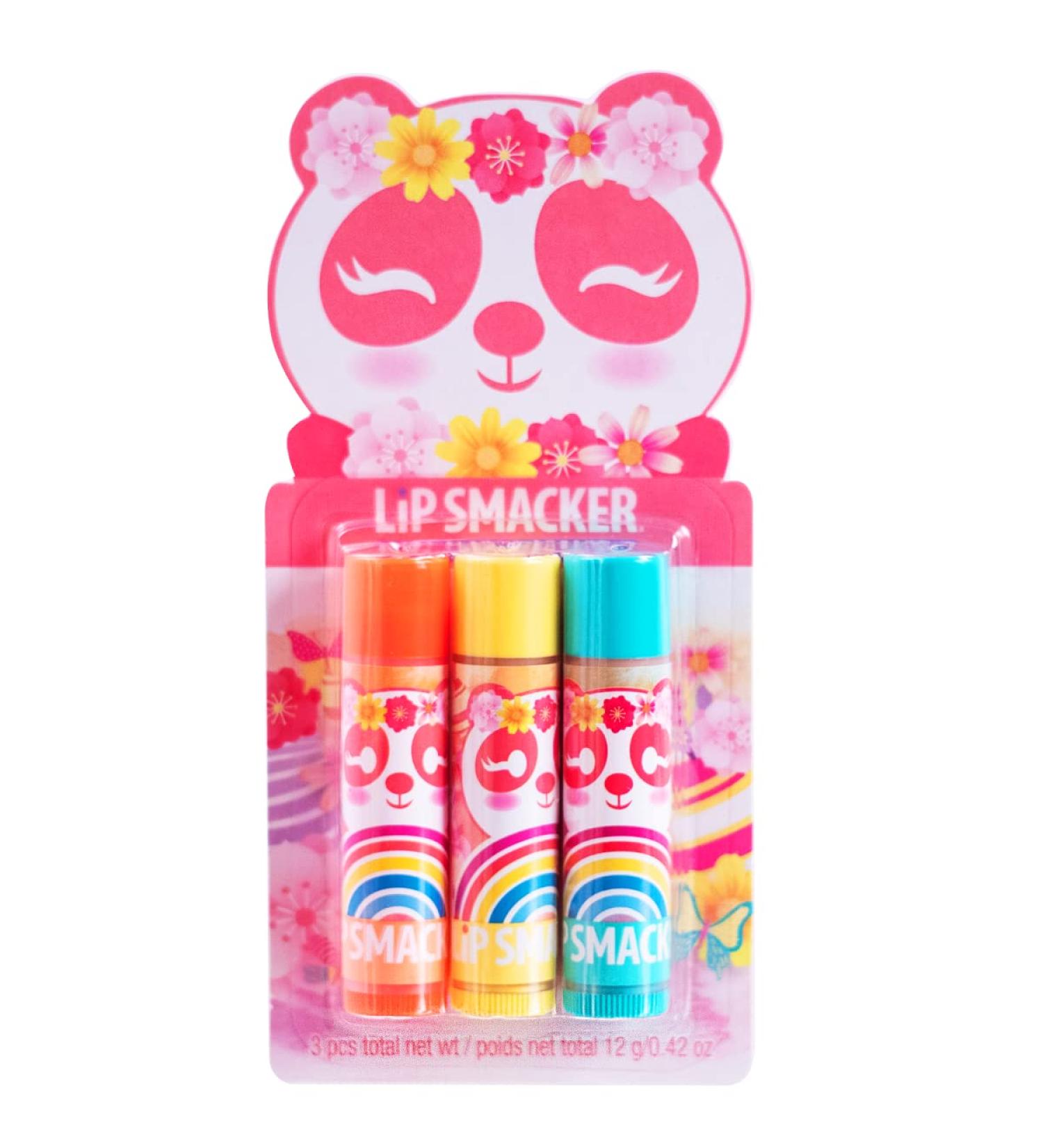 Buy Lip Smacker Spring Panda Lip Balm Trio - International Shipping Available | Moisturizing Flavors for Soft Kissable Lips - Buy Online on GoSupps.com