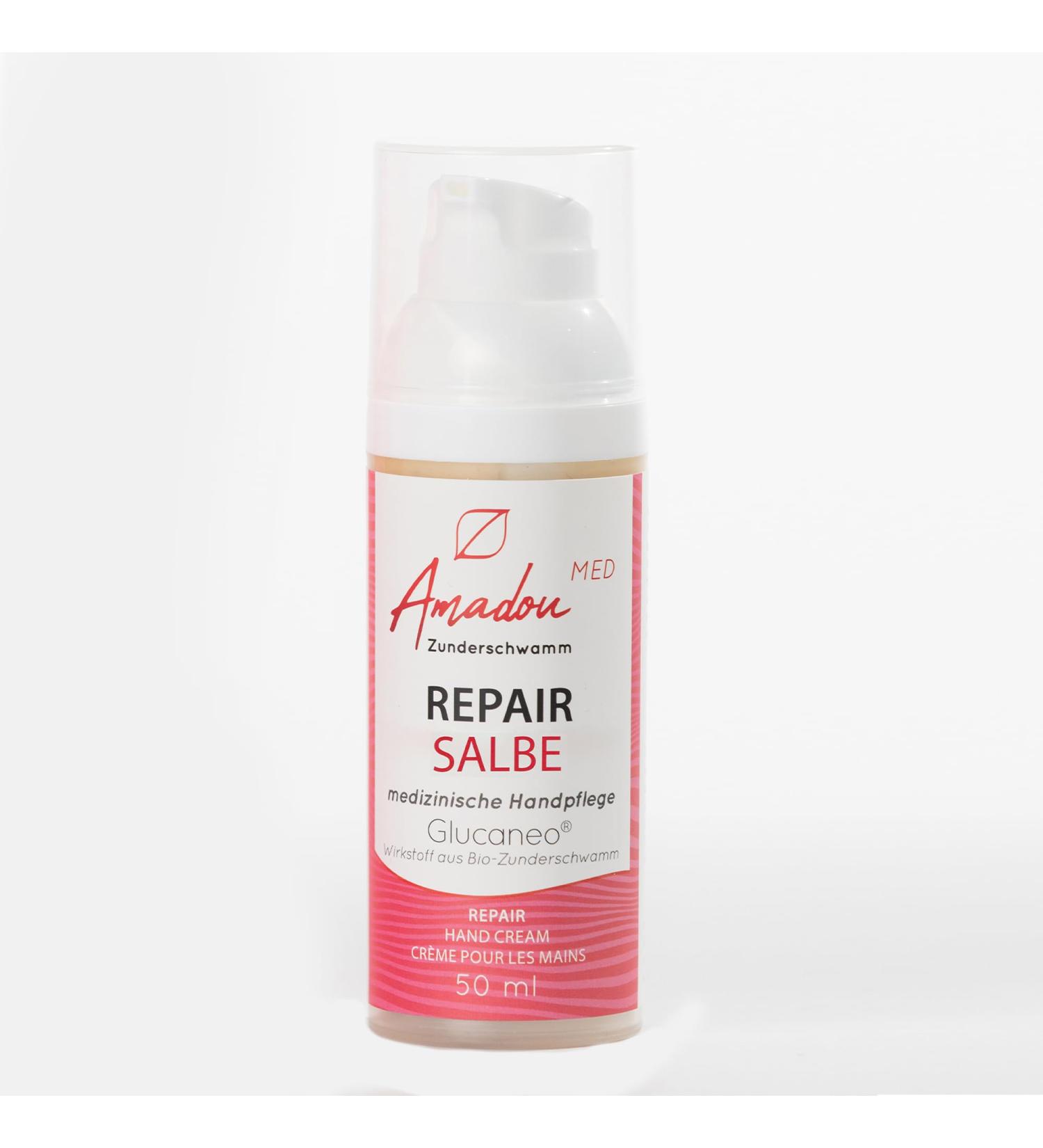 Amadou Repair Cream 50ml - Med Repair Ointment - Care Cream for Very Dry and Chapped Skin - Care for Atopic Dermatitis Psoriasis Acne Impure Skin - Cosmetics - Buy Online on GoSupps.com