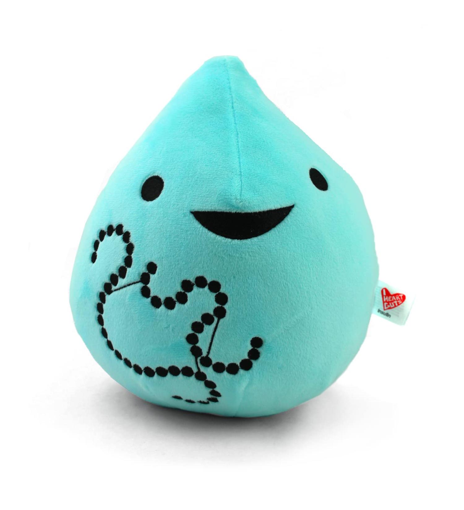 I Heart Guts Insulin Plush Toy - Fun Stuffed Pill Diabetes Gift - Insulin for The Win - Buy Online on GoSupps.com
