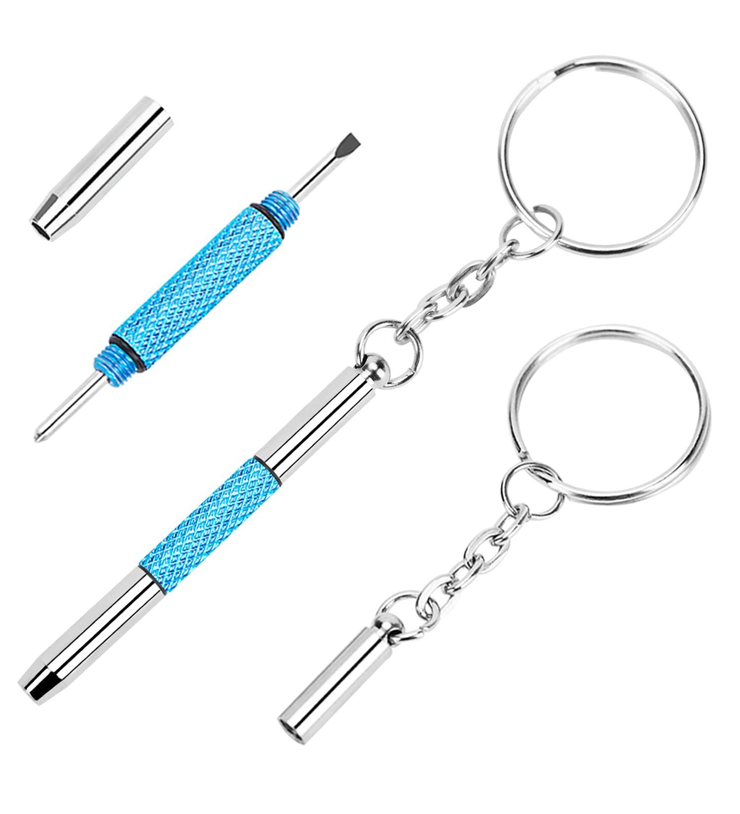 UNEAK 3-in-1 Mini Eyeglass Screwdriver Repair Kit with Keychain - Precision Set for Glasses, Sunglasses, Watches, Electronics, and Jewelry - Buy Online on GoSupps.com