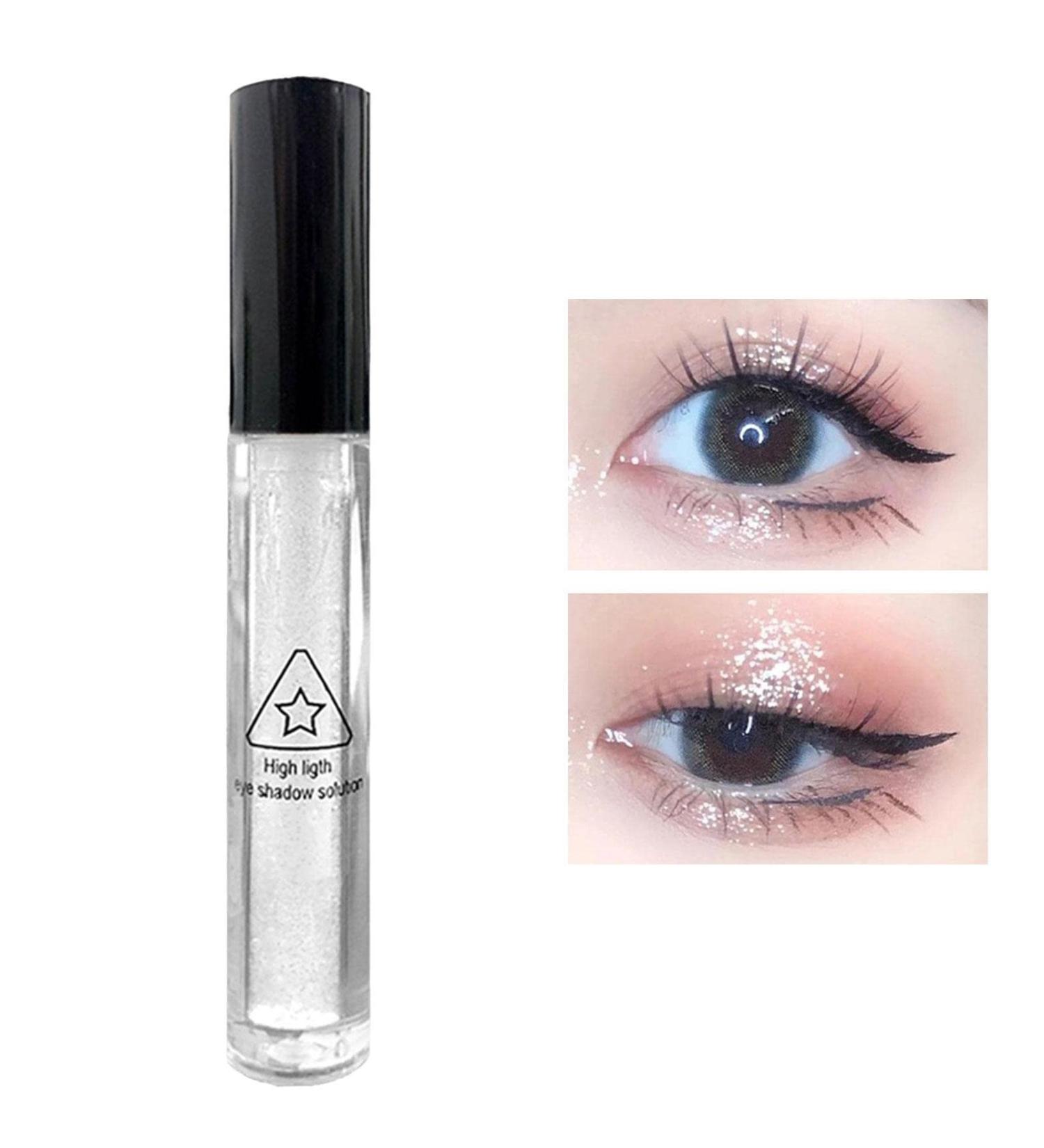 Liquid Shimmer Eyeshadow - Gel Eyeshadow | Shimmer Eye Shadow Waterproof Long Lasting Quick-Drying Sparkling Eye Shadow Makeup Kits Fulenyi 01# White Moonlight - Buy Online on GoSupps.com