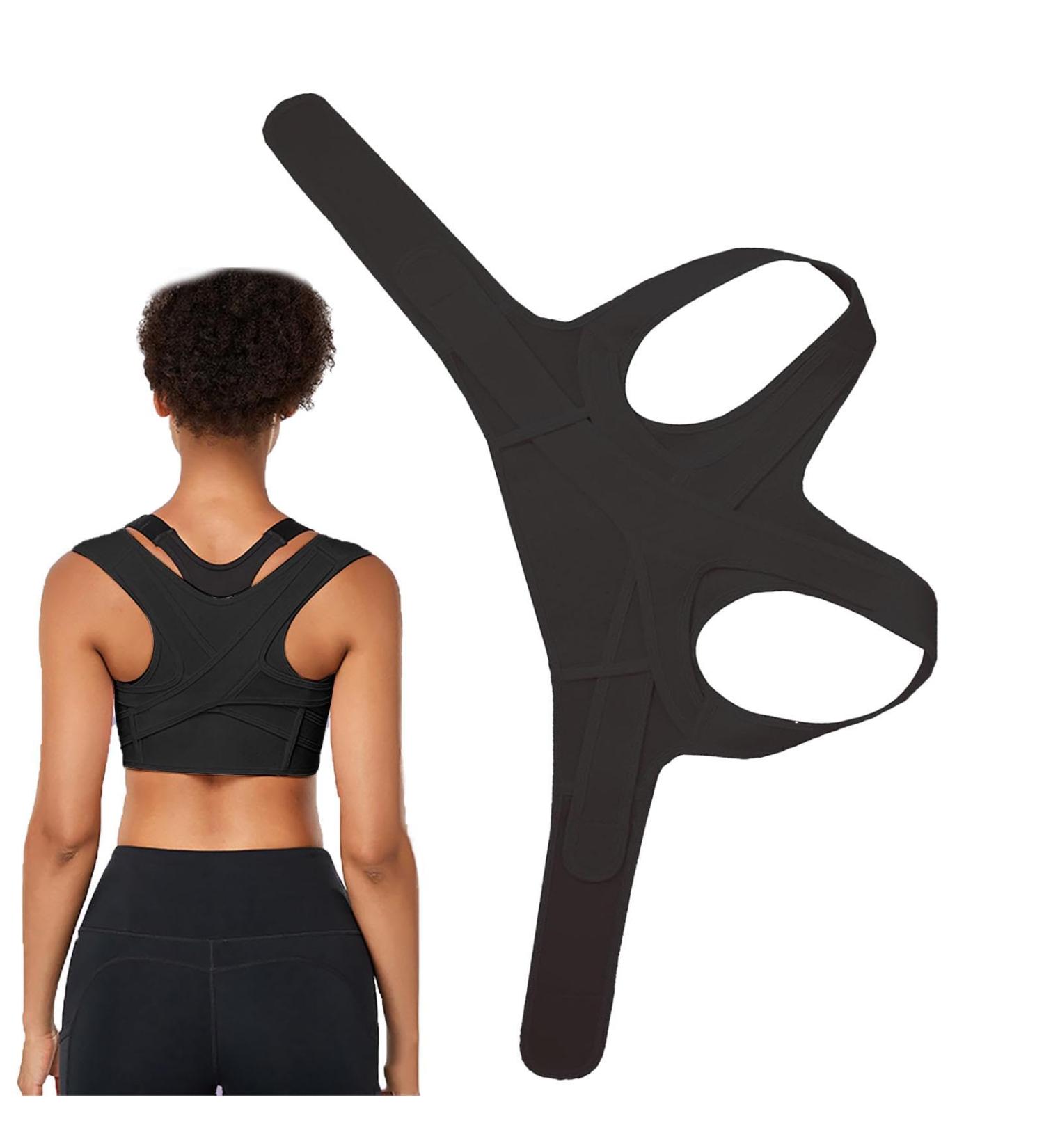 Back Brace Corrector - Adjustable Back Corrector Invisible Braces Effective Back Stretcher for Shoulder Women Men Black Small - Buy Online on GoSupps.com