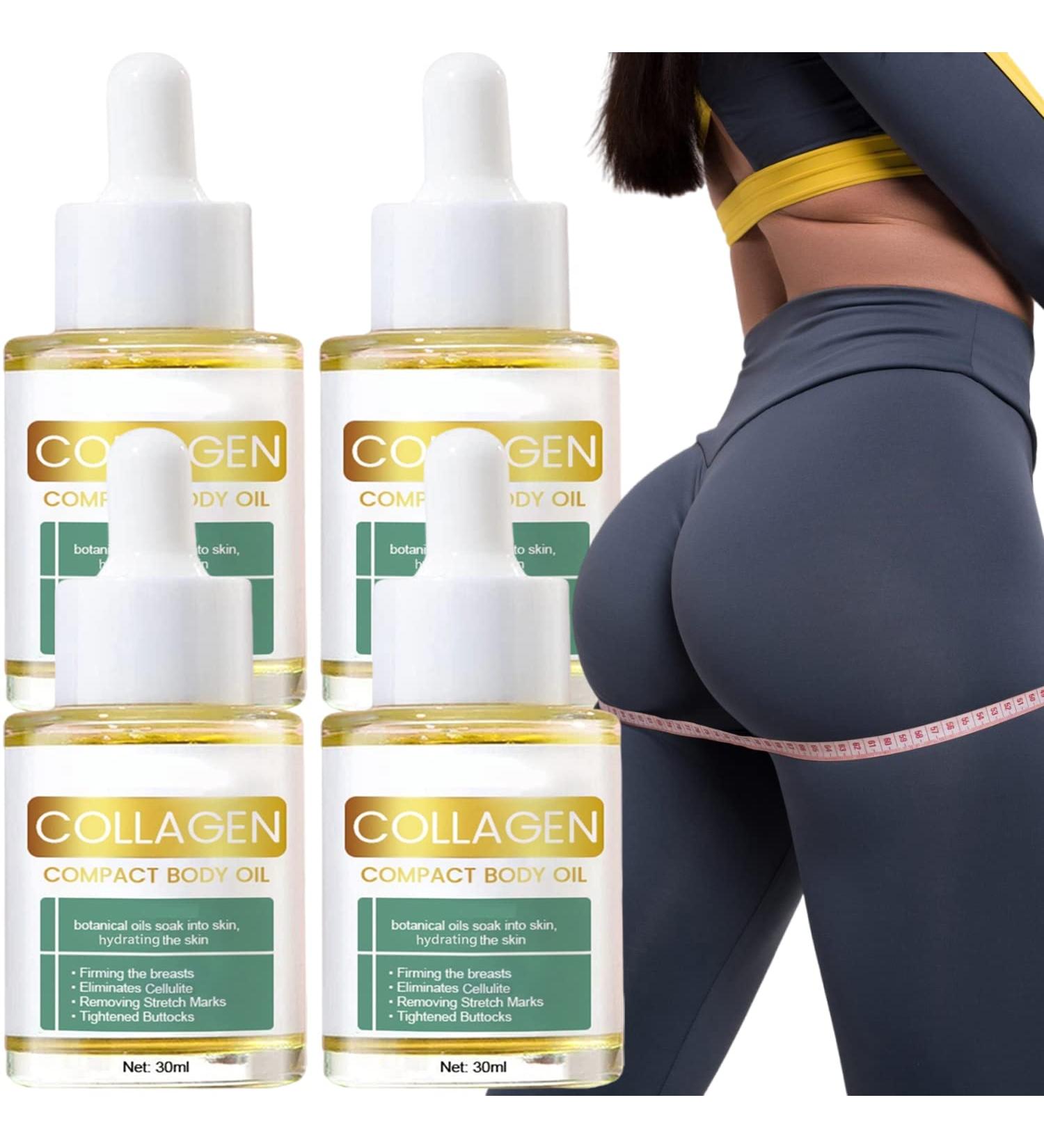  JASUBAI Beauty Lady Body Oil Collagen Firming Collagen Anti Aging Face Serum 30ml 4 Pack - Buy Online on GoSupps.com