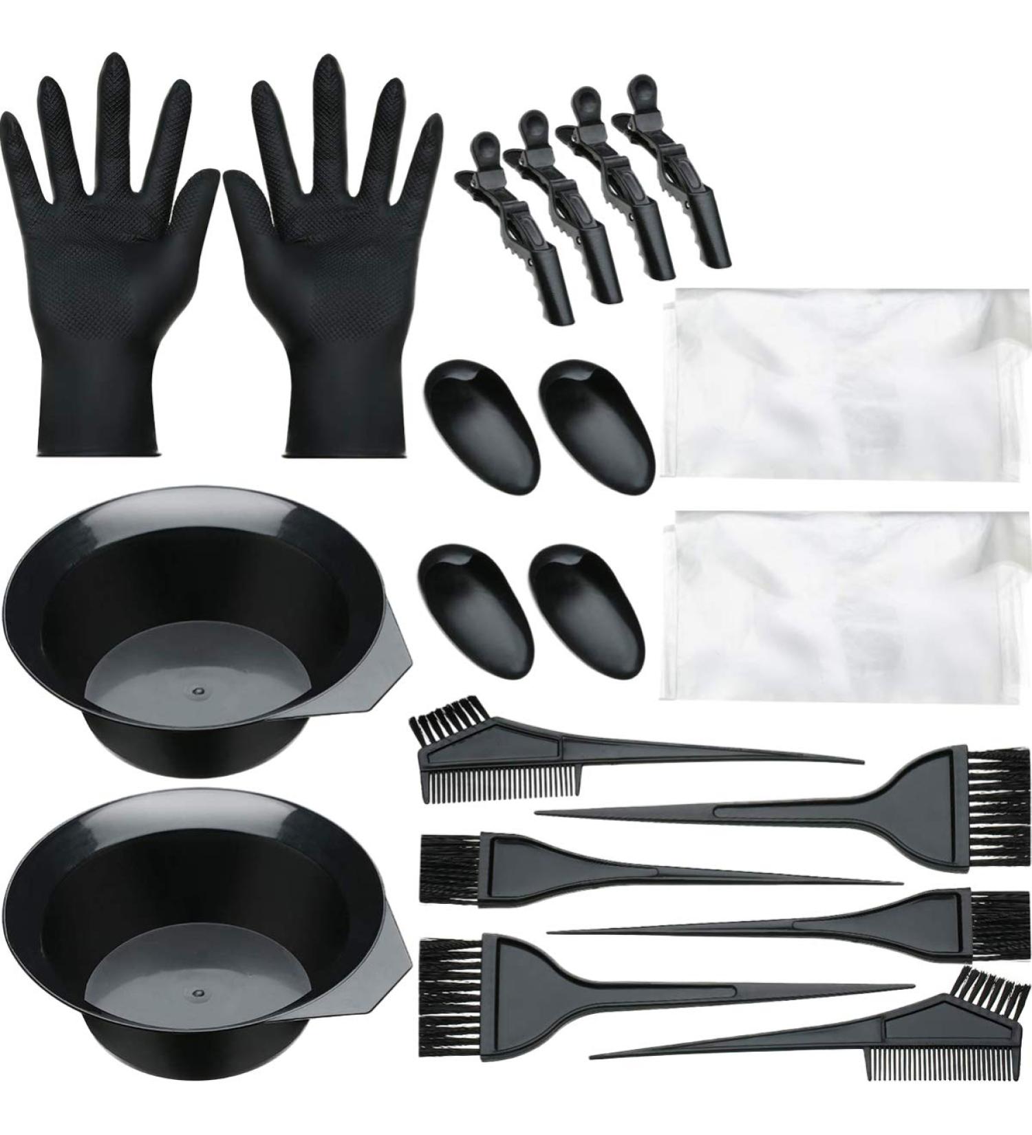 1 Hair Dyeing Kit Hair Cutting Apron Hair Tint Tool Hair Color Bowl Coloring Board Hair Tinting Bowl and Brush Hair Coloring Color Whisk Mixing Bowl - Buy Online on GoSupps.com