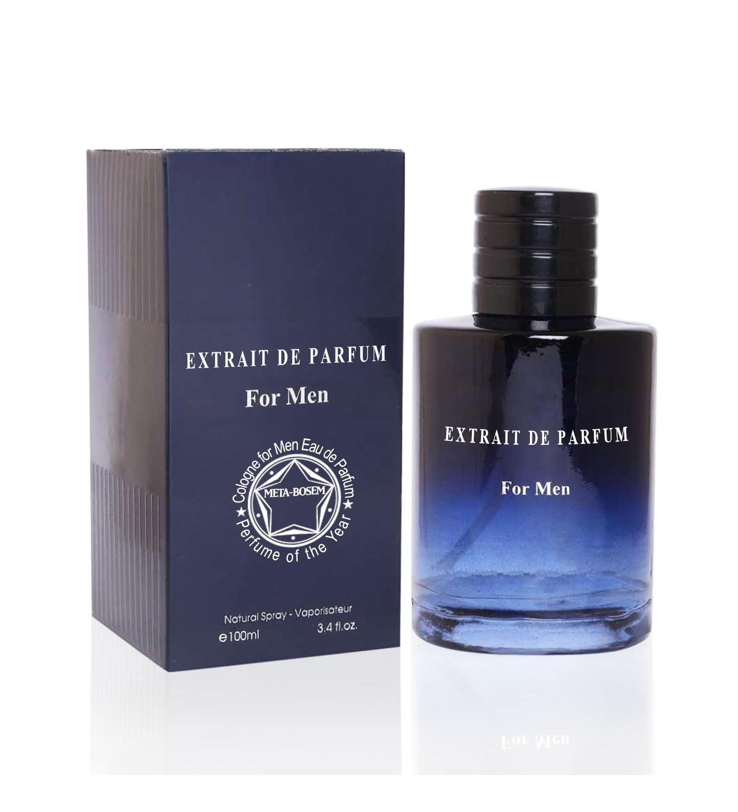 META-BOSEM Extra Eau De Parfum Natural Spray Cologne for Men Wonderful Fragrance Gift Masculine Scent for all Skin Types 3.4 Fluid Ounce/100 Ml - Buy Online on GoSupps.com