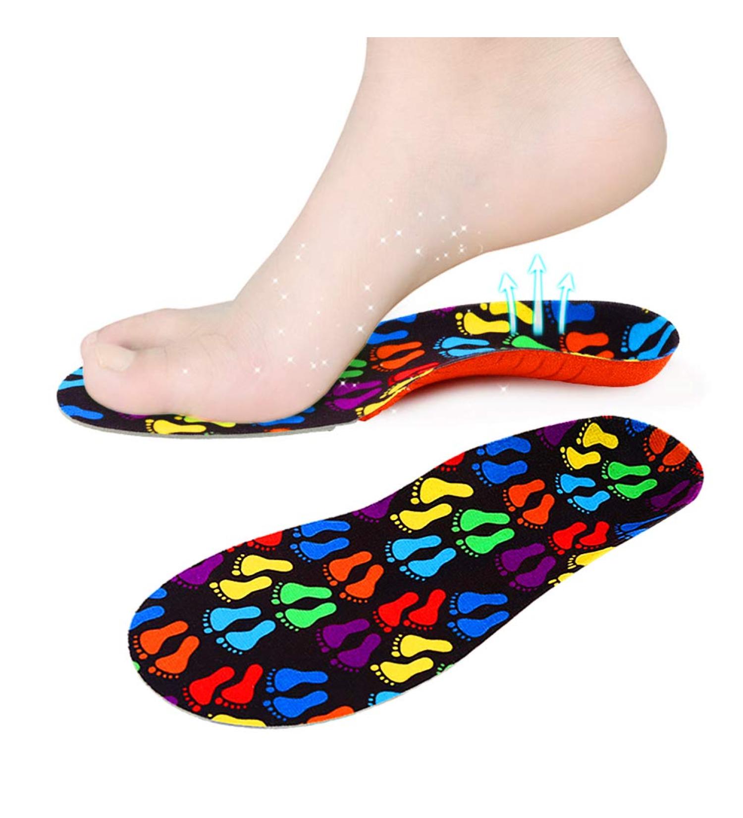Kids Orthotic Shoe Inserts for Flat Feet & Arch Support (Toddler 8-9.5) - Orthotics Insole - Buy Online on GoSupps.com