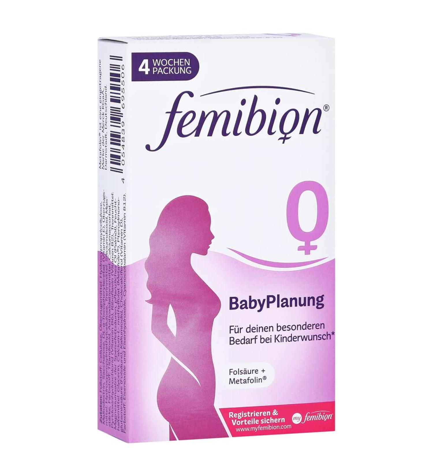 P&G Health Germany GmbH Femibion 0 Baby Planning 28 pieces