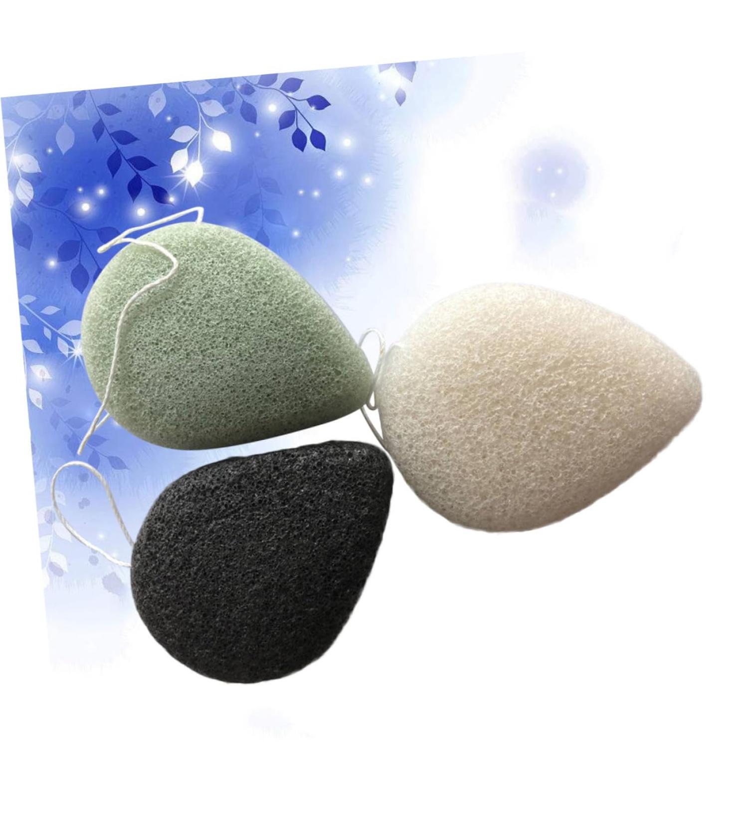 POPETPOP 3pc Exfoliater Black Shiesty Facial The Sponge The Female Green Face Stencils Clean Charcoal Sponge Lip Balm Tubes Charcoal Sponge Shandong Skin Care - Buy Online on GoSupps.com