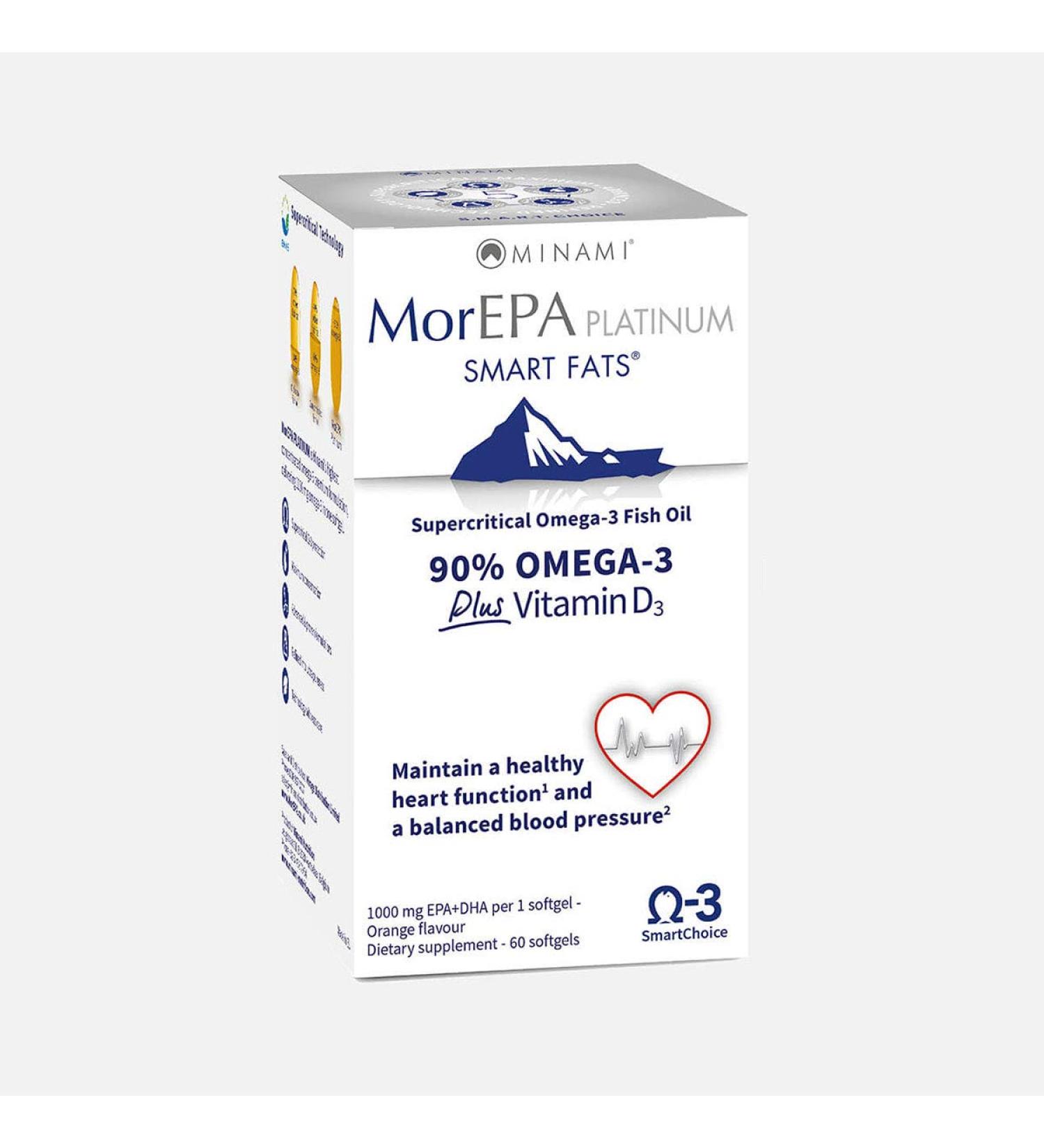 Minami Nutrition MorEPA Platinum Capsules - Pack of 60