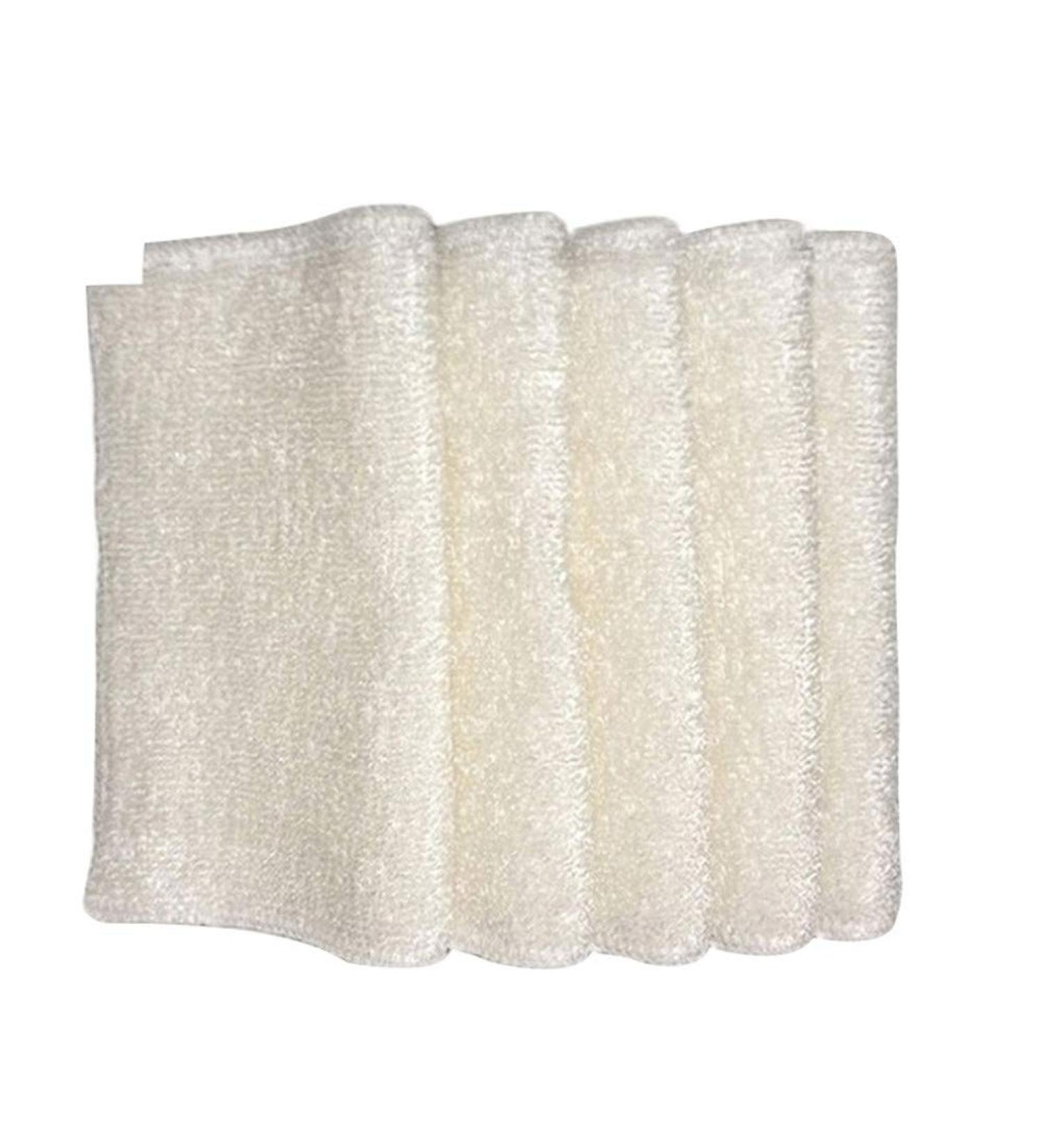 Candy86 Bamboo Fiber Dish Towels 5 Pack Anti-Grease Washing Towel Dishcloths Wiping Rags Cleaning Cloths (11.8 x 10.6 Inch) - Buy Online on GoSupps.com