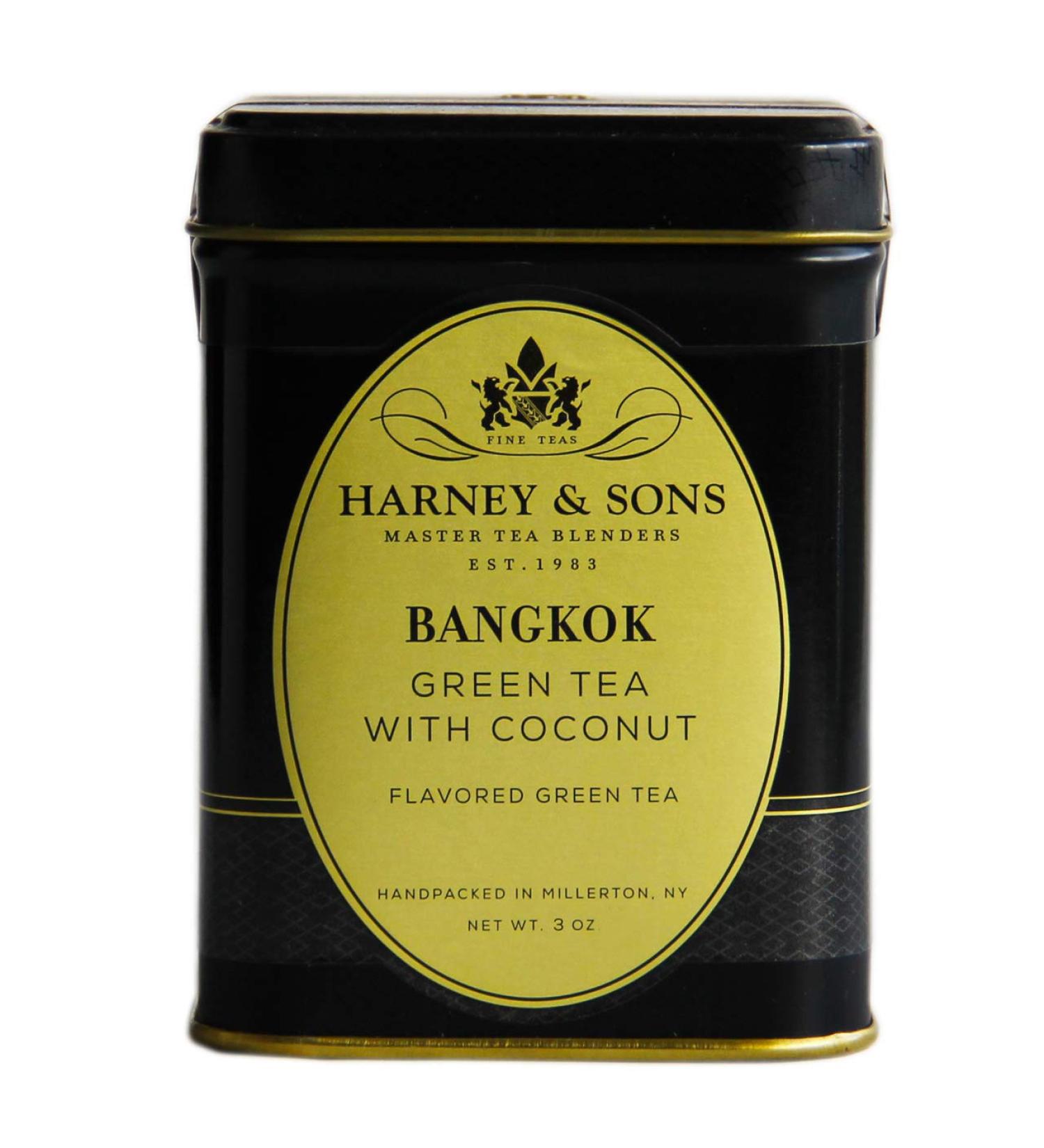 Harney & Sons Bangkok Green Tea with COCONUT GINGER and VANILLA - loose leaf 3 oz
