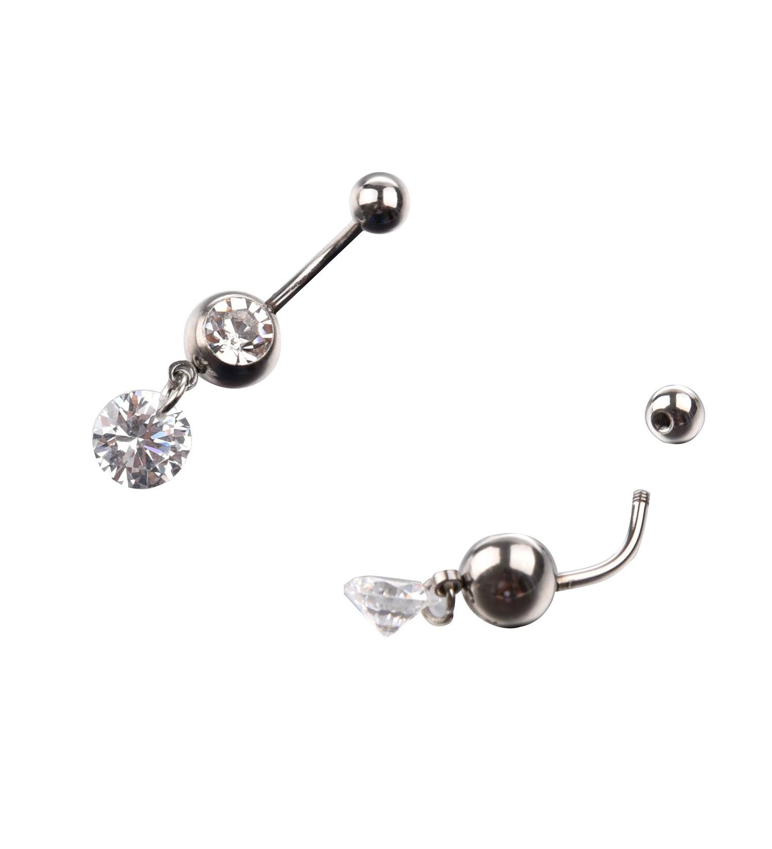 TsoLay Navel Ring 316L Stainless Steel 8mm