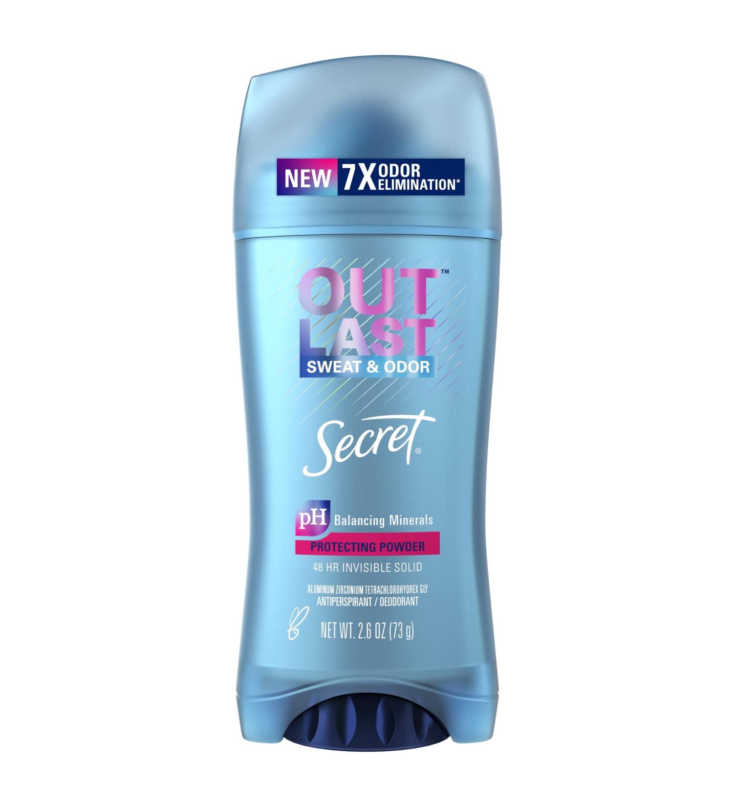 Secret Outlast Clear Gel Antiperspirant & Deodorant Protecting Powder 2.7 oz - Pack of 2 - Buy Online on GoSupps.com