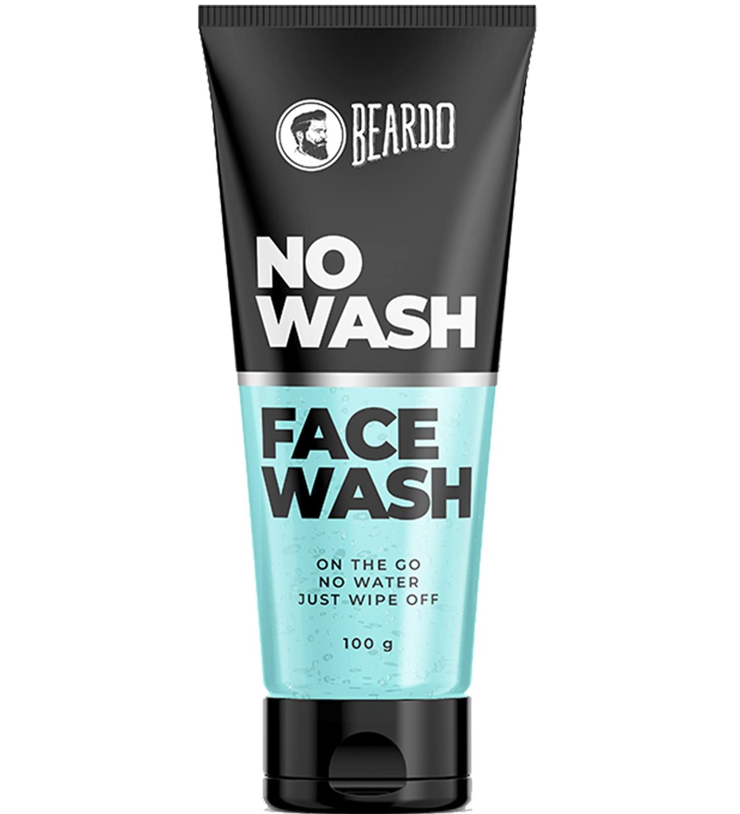 Beardo No Wash Facewash 100 gm | Made in India - Buy Online for Fresh & Clean Skin - Buy Online on GoSupps.com
