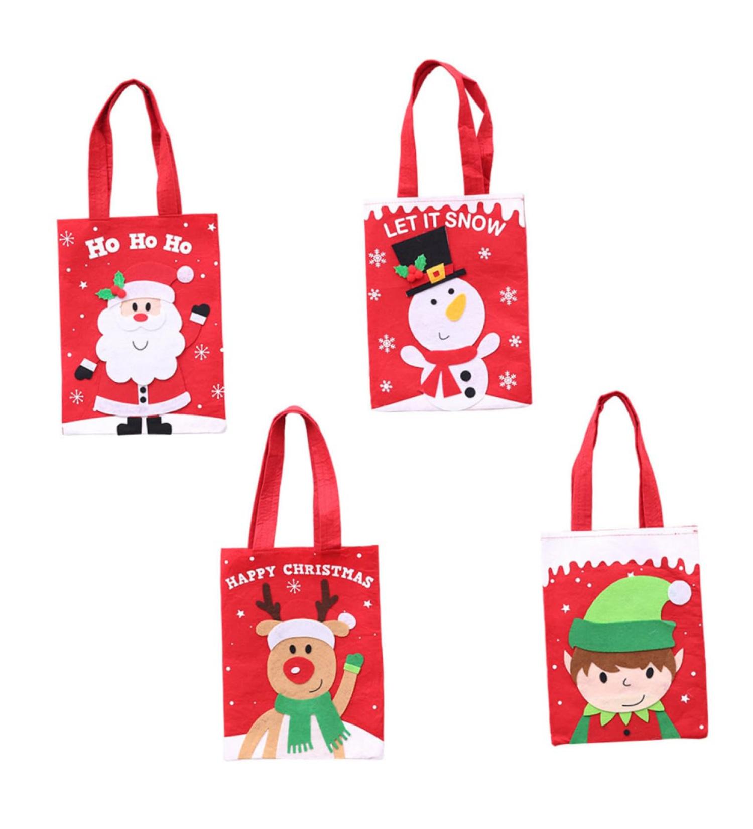 PRETYZOOM Christmas Bags Bags Christmas Favors Bag Pendant Cartoon Candy Bag Christmas Candy Bags - Buy Online on GoSupps.com
