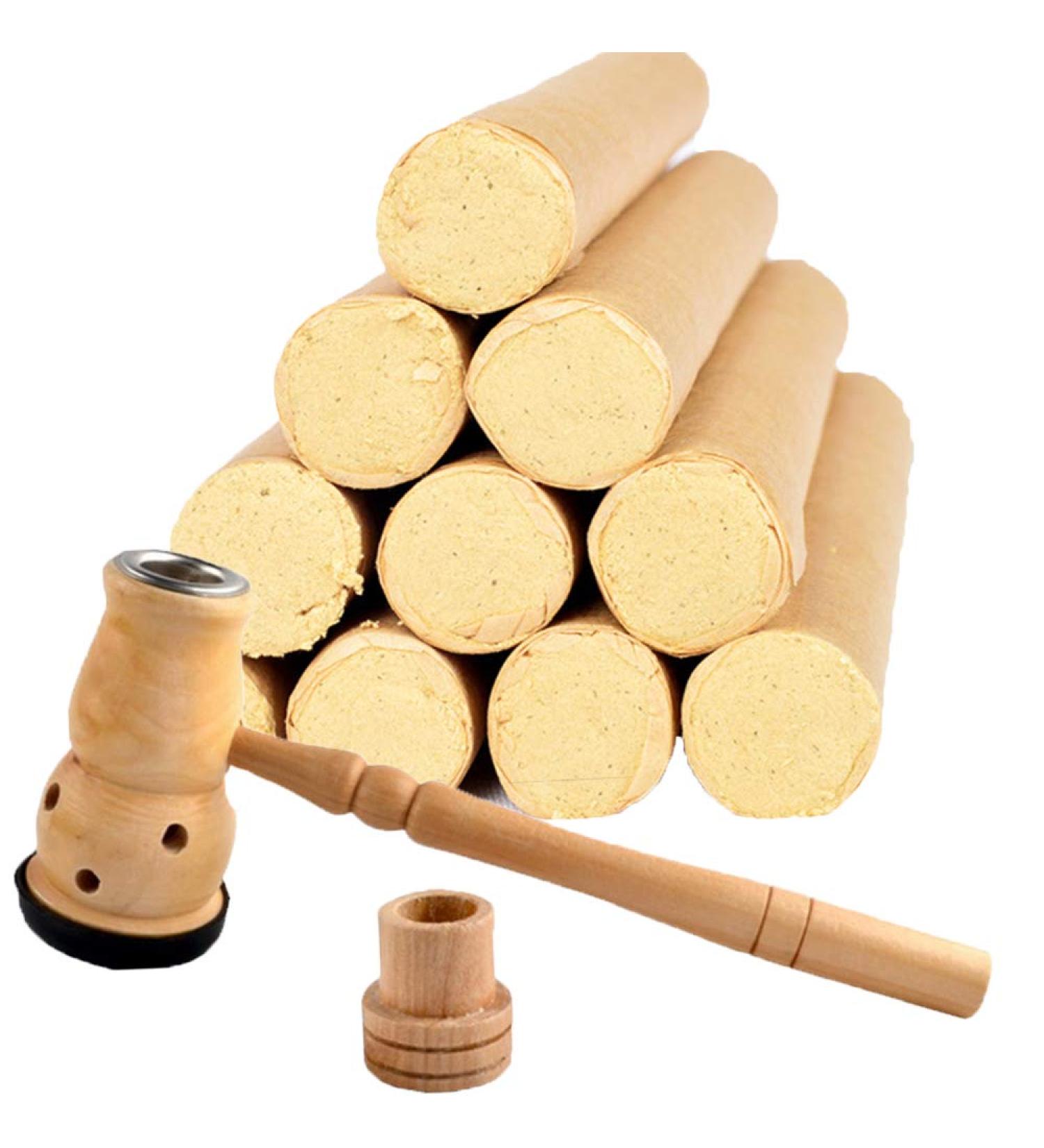 Pure Natural Moxa Sticks & Portable Healing Box | Chinese Wormwood Moxibustion for Muscle Pain Relief - Buy Online on GoSupps.com