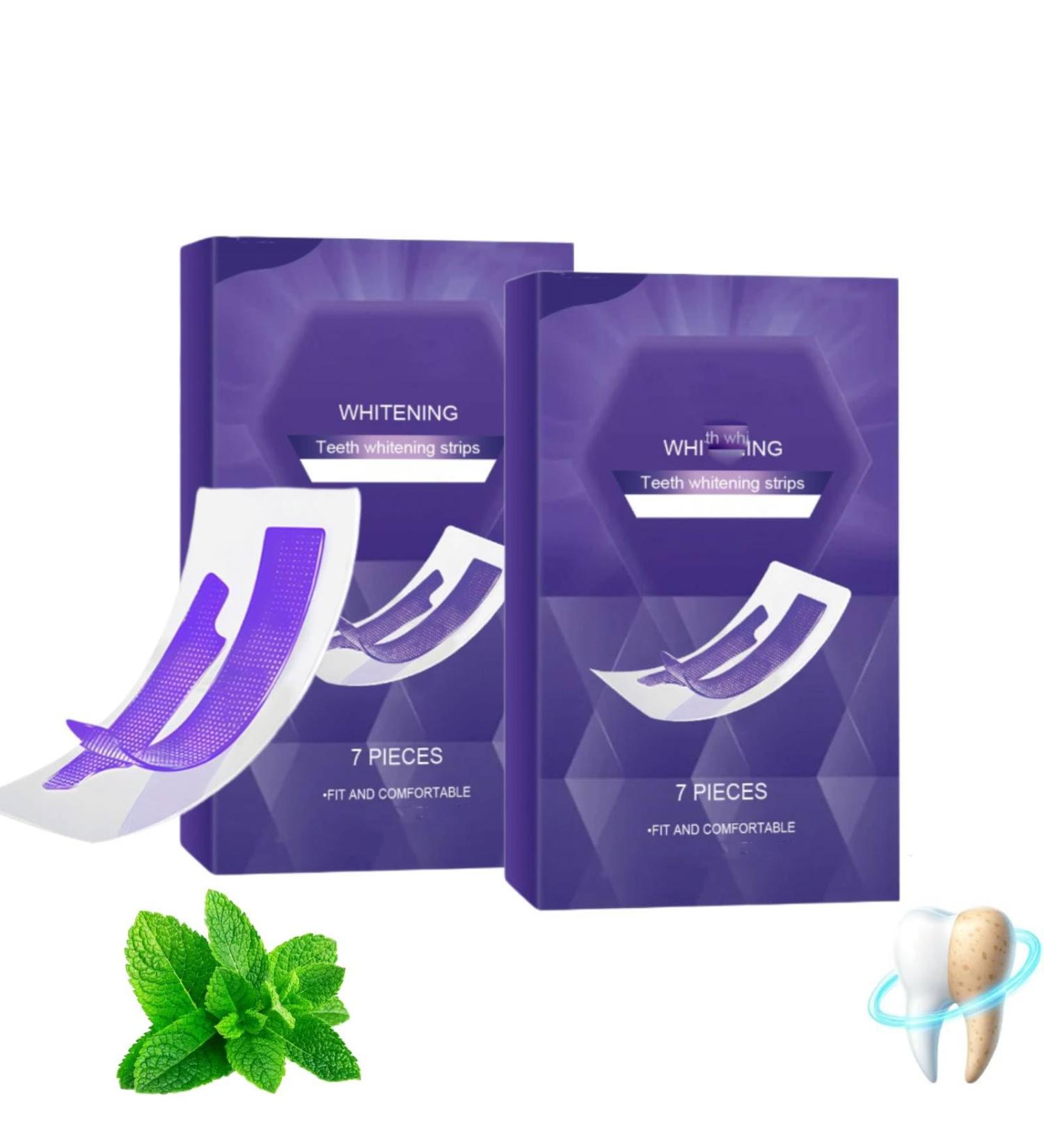 Kit de Bandes Blanchiment Dentaire Bandes Blanchissantes Dents limine Taches Caf /Th /Vin R sultats Visibles Rapidement Sans Sensibilit Blanchiment Dentaire Douces (2) - Buy Online on GoSupps.com