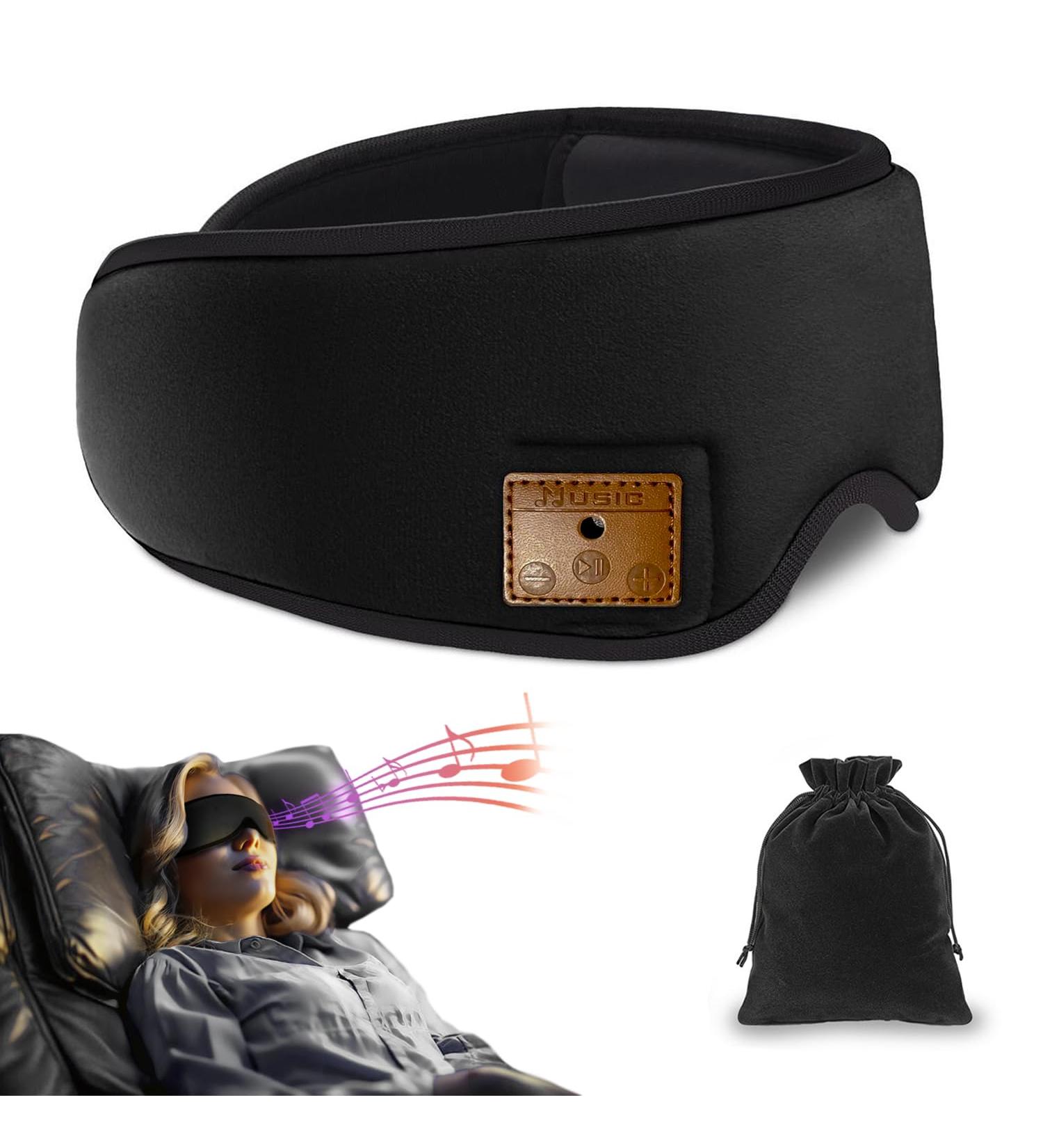 Buy Bluetooth Sleep Headphones - Wireless Sleeping Headphones for Side Sleepers | Ultra-Thin Stereo Speaker Sleep Mask - Perfect for Restful Sleep | International Shipping Available - Buy Online on GoSupps.com