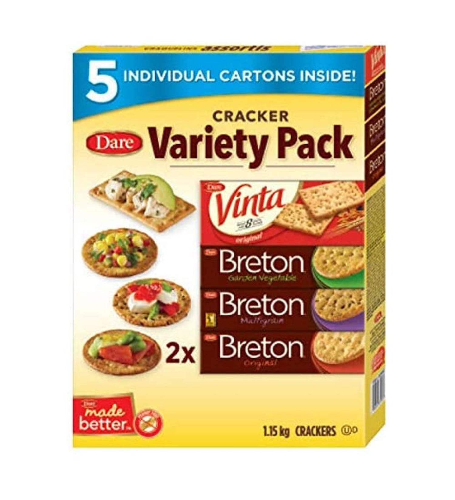 Dare Cracker Variety Pack, 1.15 Kg Imported from Canada