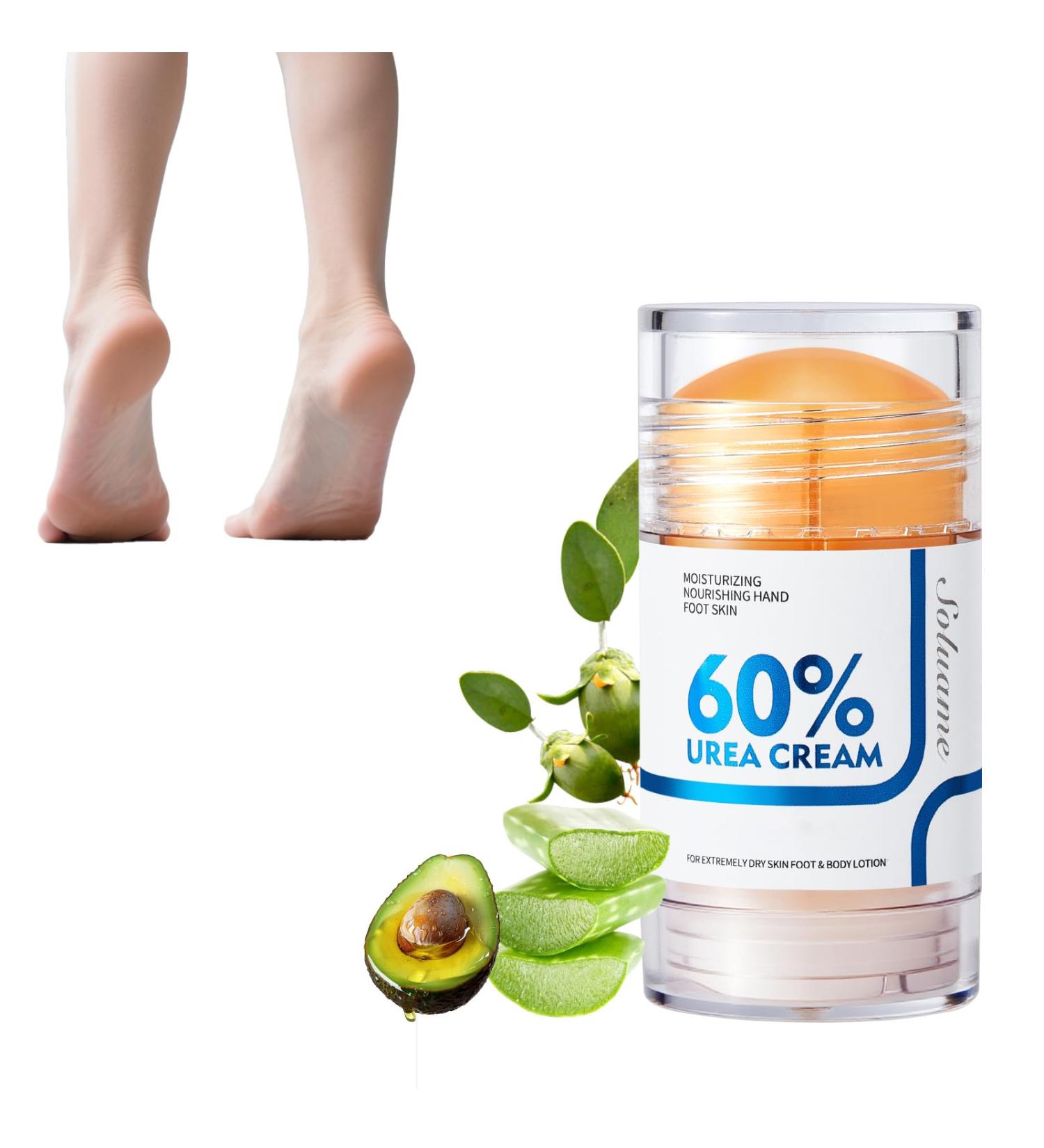 SOLUAME Foot cream 60 urea foot cream deepacting moisture care with rapid absorption urea cream ensures smooth skin urea cream 40 g - Buy Online on GoSupps.com