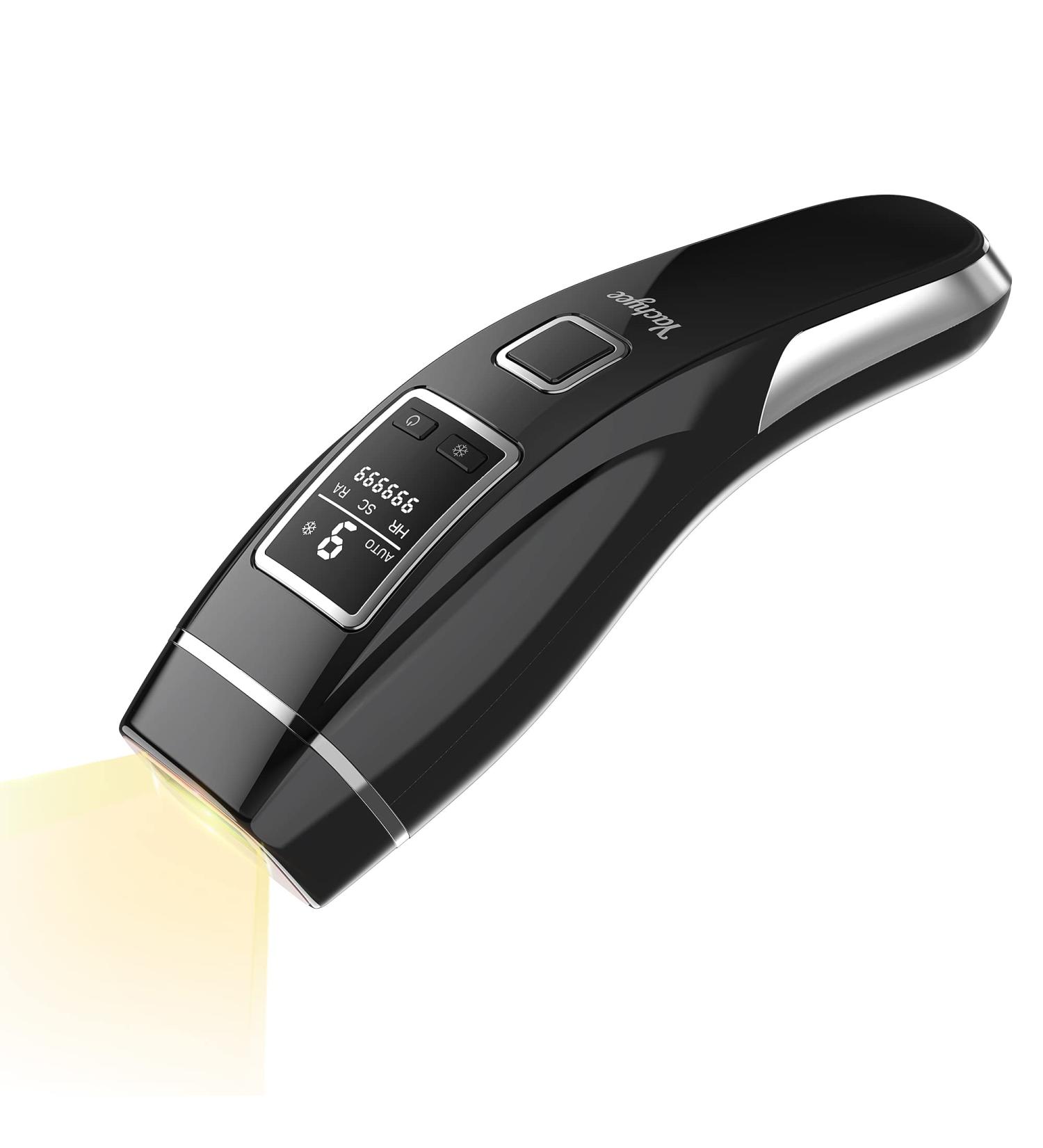 Yachyee IPL Laser Hair Removal Device with Ice Cooling Care - Upgraded to 999,999 Flashes - Permanent Hair Removal for Women and Men - For Face, Armpits, Legs, Arms, Bikini Line - Black - Buy Online on GoSupps.com